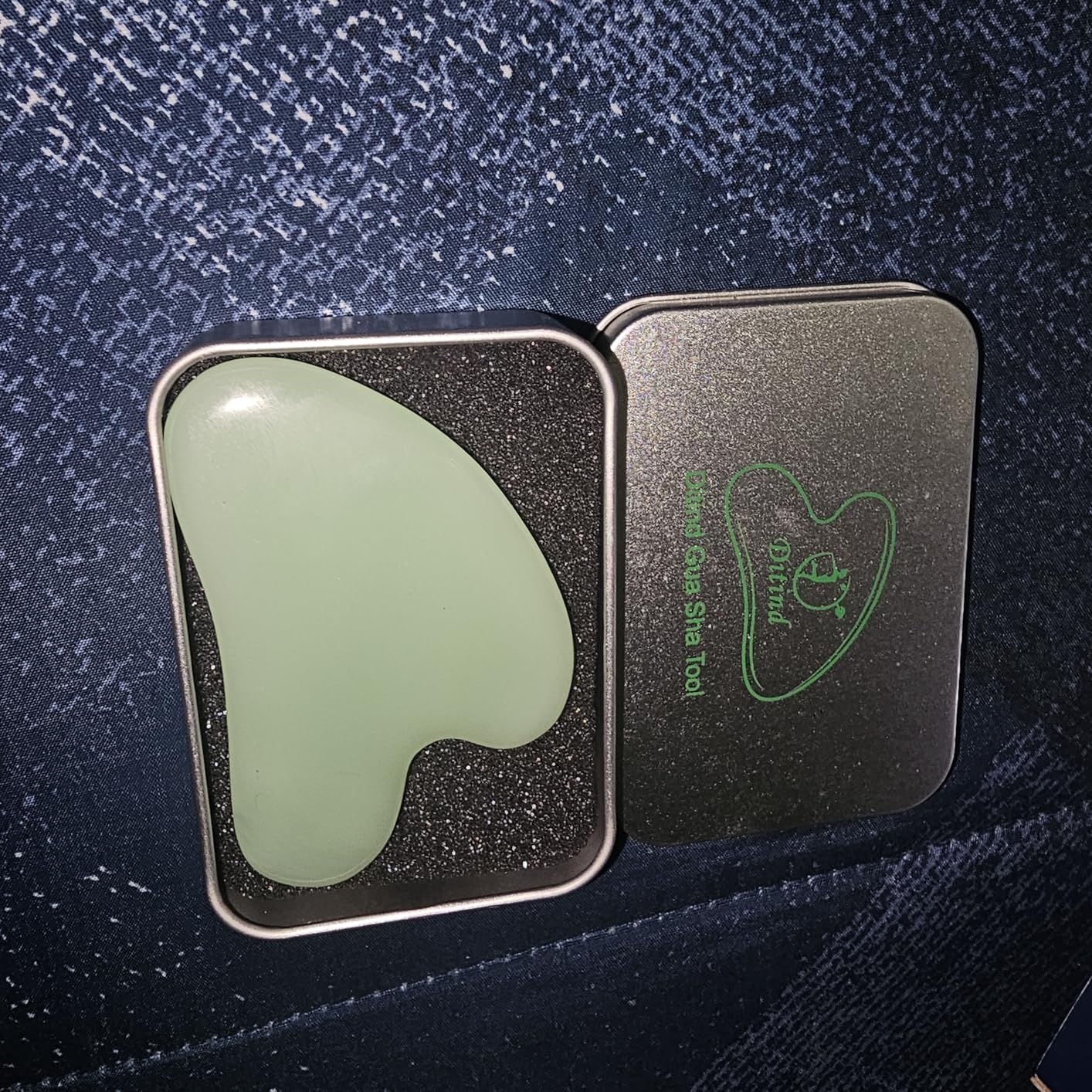 Jade Stone Gua Sha Massage Tool for Face and Body customer photo 1