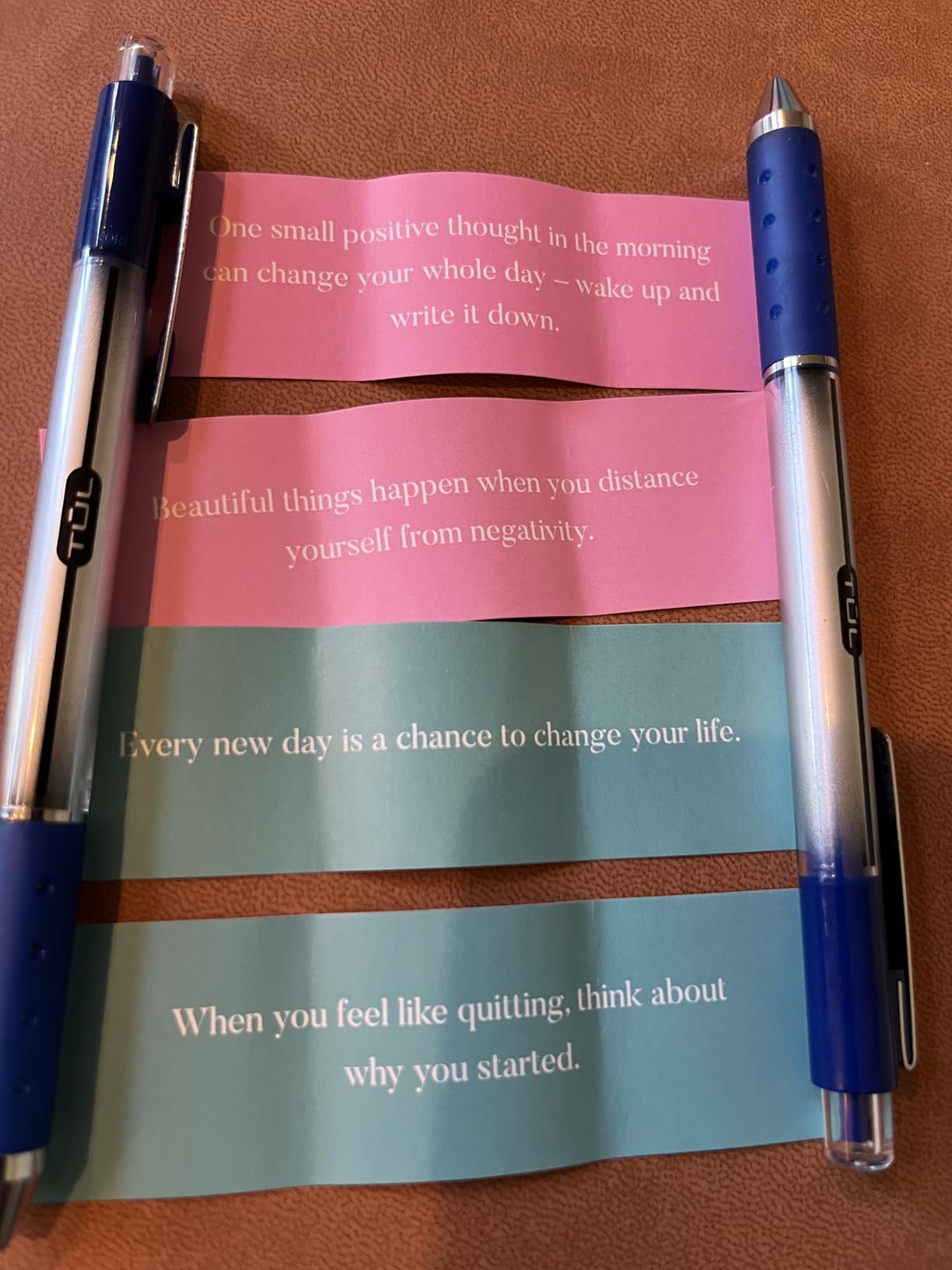 Only Good Vibes Success and Inspiration Jar - 31 Motivational Quotes with Daily Encouragement for Goals and Resilience - Compact Desk Gift for Women, Men, Teens - Pull a Quote, Get Inspired customer photo 1