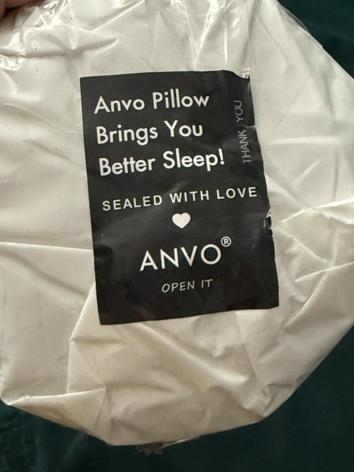 Anvo Memory Foam Pillow, Neck Contour Cervical Orthopedic Bed Pillow customer photo 1