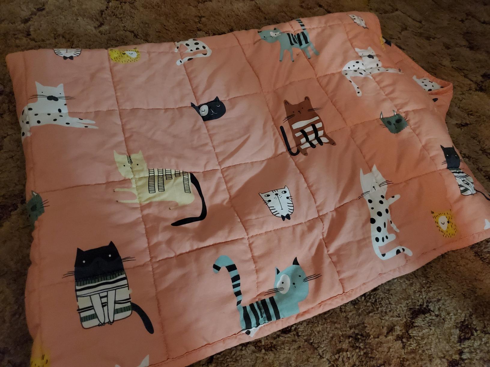 Sivio Cotton Weighted Lap Blanket, 19