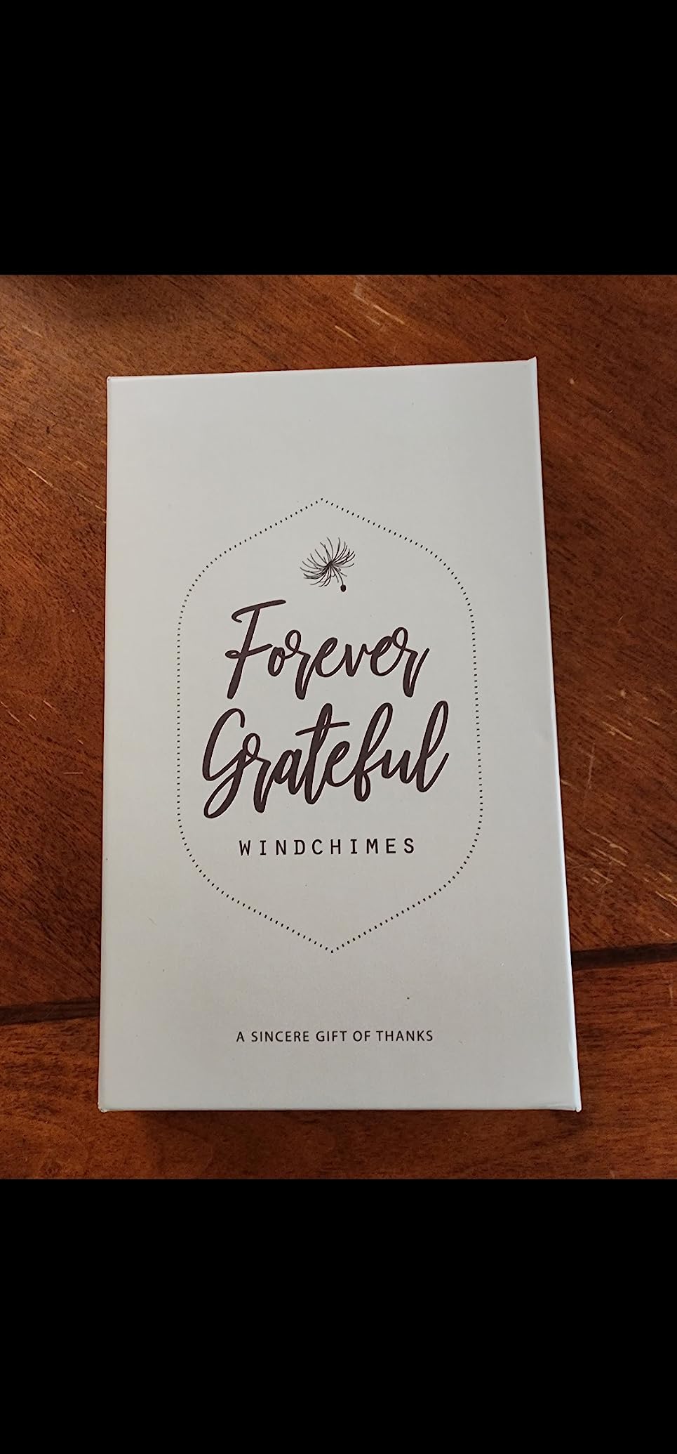 Forever Grateful Wind Chime with Engraved Thank You Message - Unique Gift of Gratitude/Appreciation Gift/Thank You Gift for Special Friend/Family/Coworkers/Teachers/Mentor customer photo 2