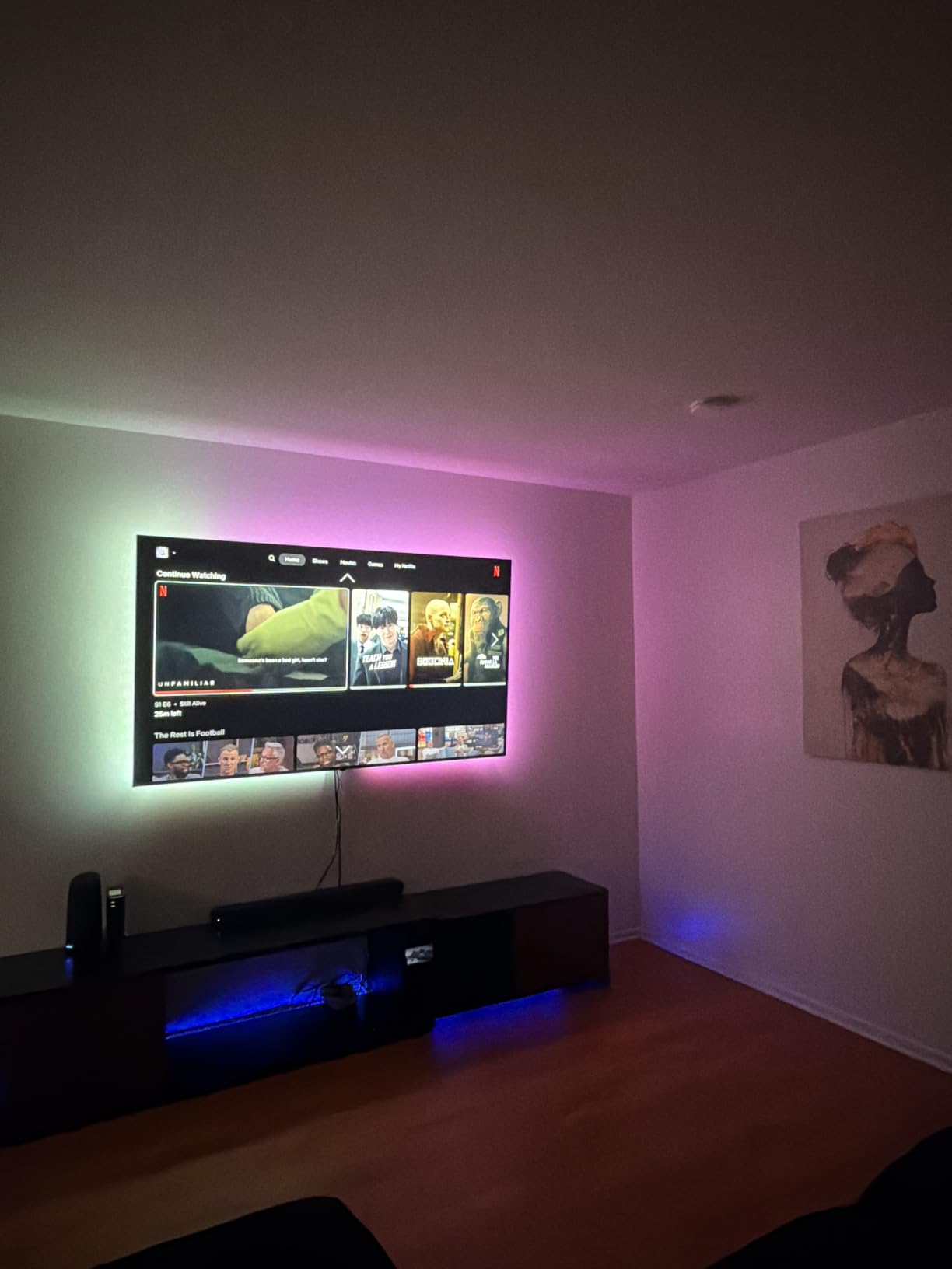 Govee 32.8ft RGBIC LED Strip Lights, LED Lights for Bedroom, APP Control customer photo 1