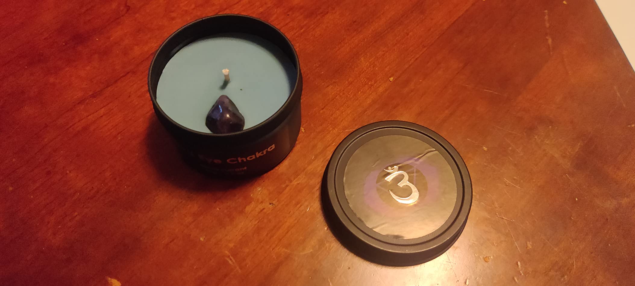 Chakra Candles with Healing Crystals for Meditation, Soy Wax Scented Candles, Spiritual Gift for Women, 7 Chakra Set customer photo 1
