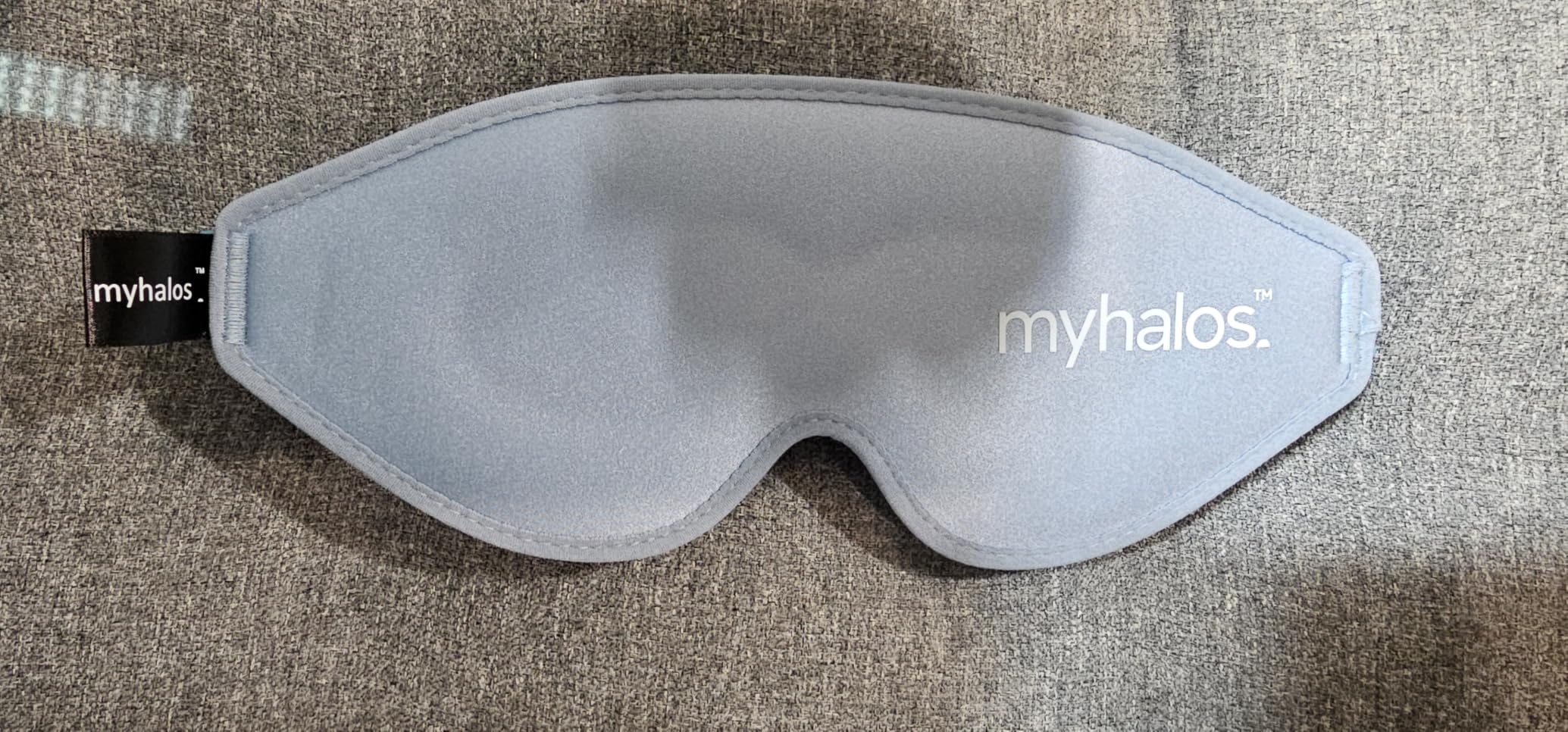 MyHalos Sleep Mask - 3D Blackout Eye Mask for Women & Men, Side Sleepers, Zero Pressure Memory Foam Eyelash Friendly, Breathable, Award-Winning Sleep Aid for Travel (Black, 1 Count) customer photo 2