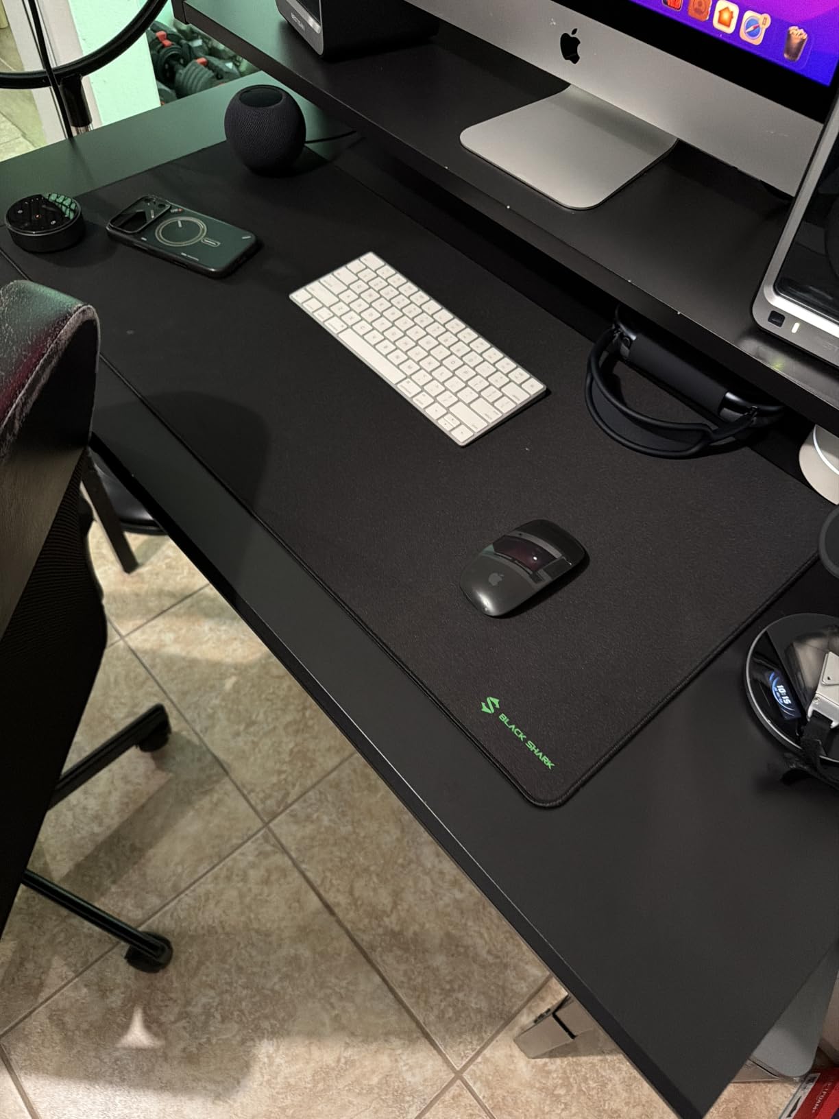 Black Shark Gaming Mouse Pad Desk Mat 47.2