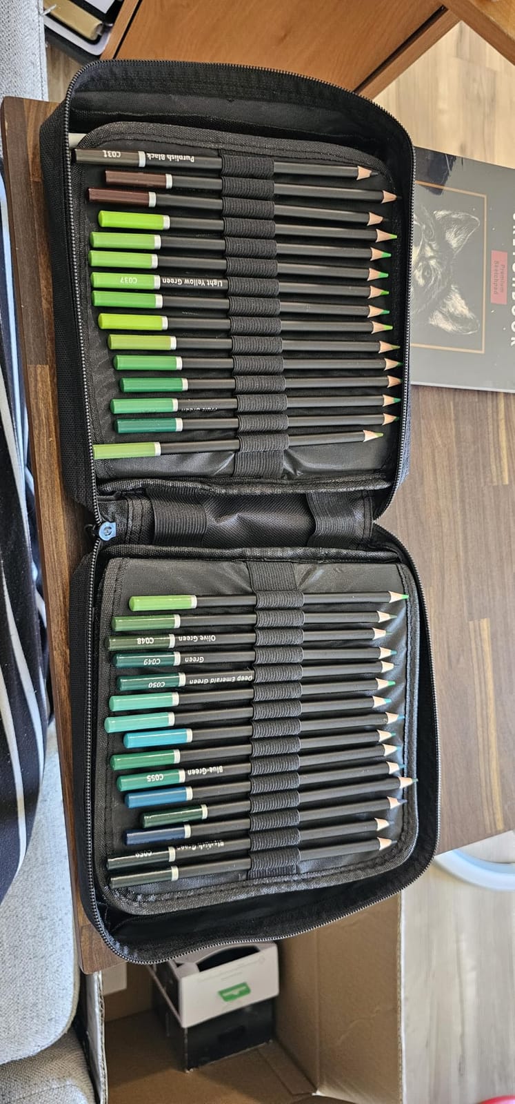 PRINA Art Supplies 120 Colors Colored Pencils Set for Adults Coloring Books with Sketchbook, Professional Vibrant Artists Coloring Pencils for Drawing Sketching Blending Shading, Soft Core Oil Based customer photo 2