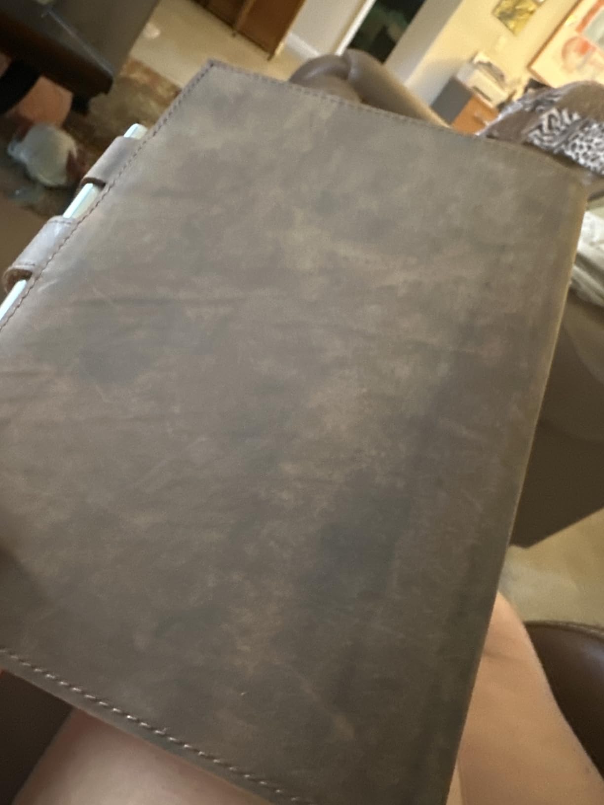 Moonster Leather Journal Refillable Notebook - Vintage Handmade Leather Bound Journal for Women and Men, Classic Leather Notebook with Pen for Writing, Travel, Bible Notes - Premium Journal Notebook customer photo 1