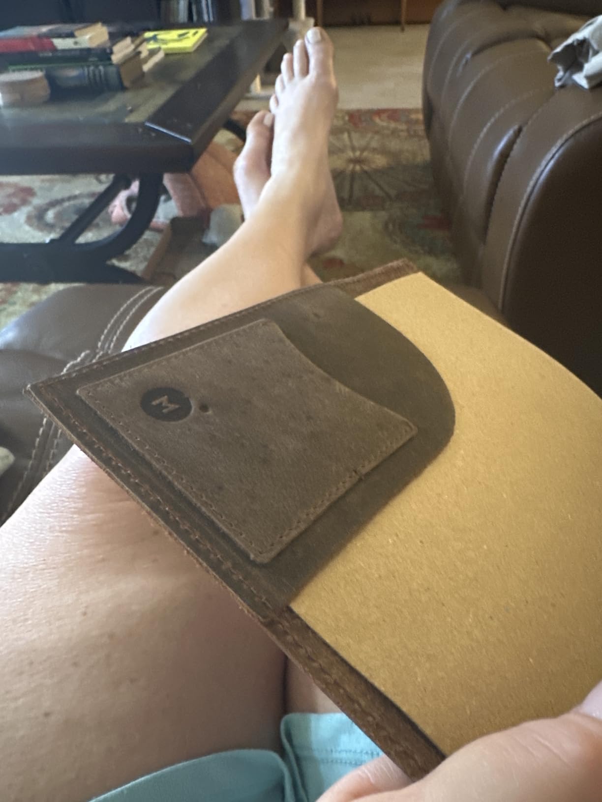 Moonster Leather Journal Refillable Notebook - Vintage Handmade Leather Bound Journal for Women and Men, Classic Leather Notebook with Pen for Writing, Travel, Bible Notes - Premium Journal Notebook customer photo 2