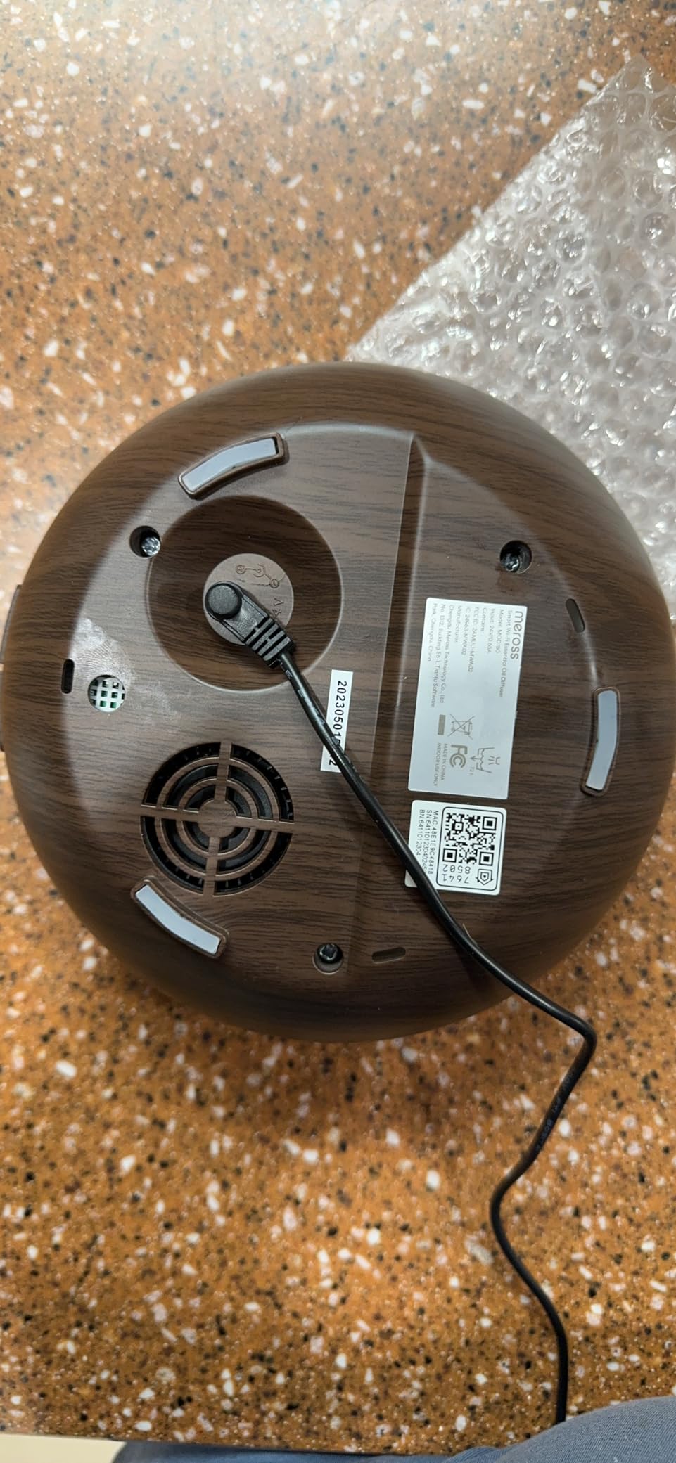 Meross Smart WiFi Essential Oil Diffuser Works with Apple HomeKit & Alexa, Ultrasonic Aromatherapy Diffuser & Mist Humidifier with Voice & APP Remote Control, Schedule & Timer, RGB Light customer photo 1