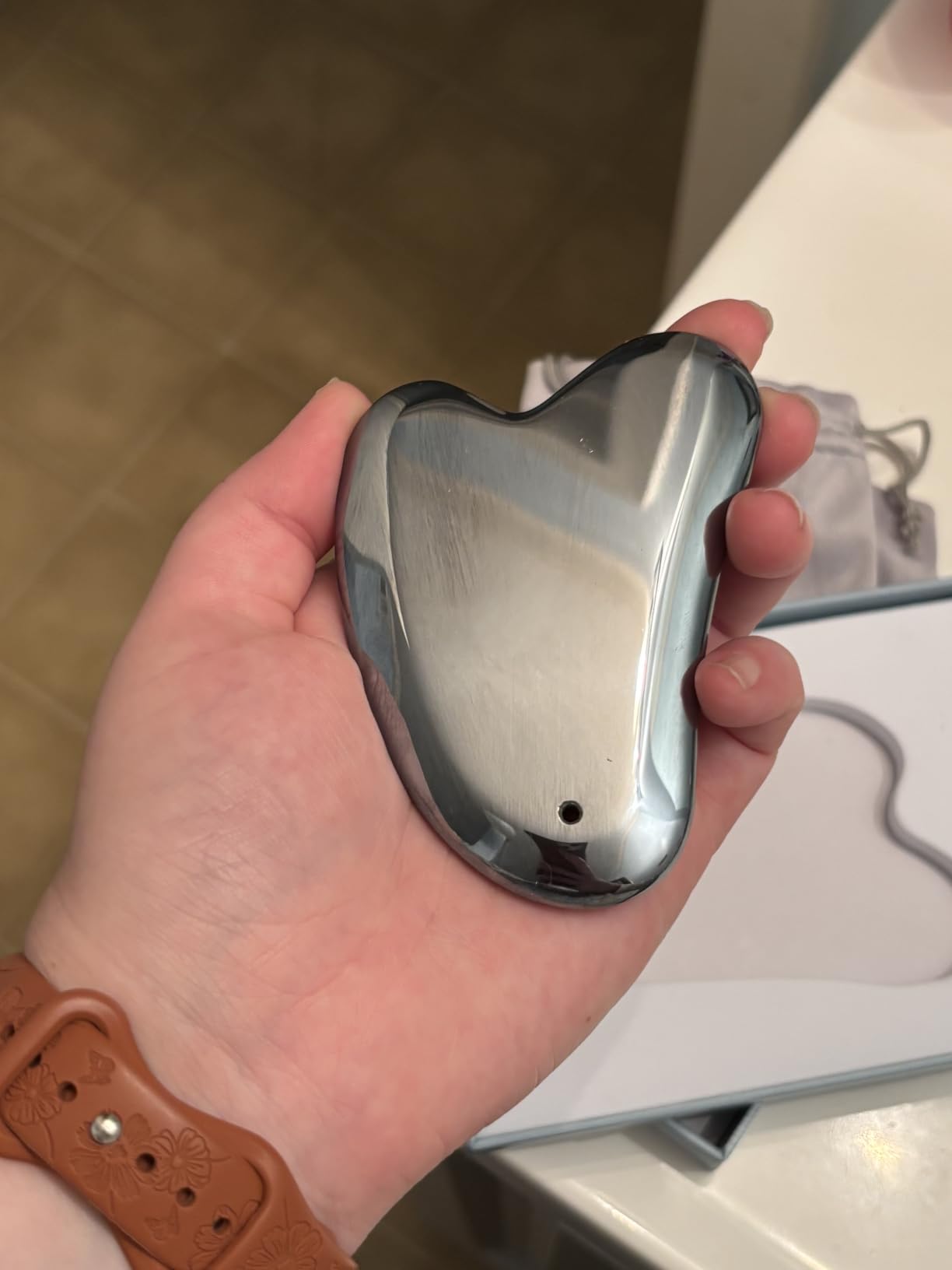 Rena Chris Stainless Steel Gua Sha Facial Tool customer photo 1