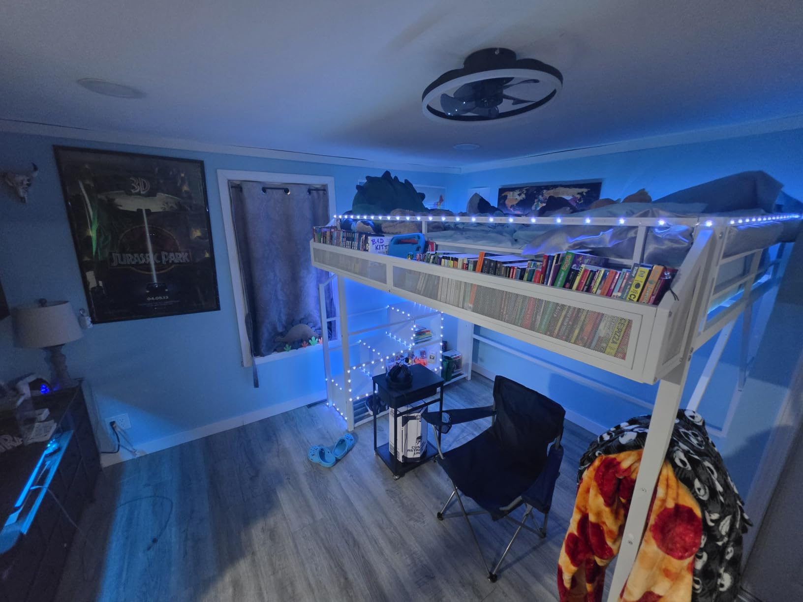 KSIPZE 100ft Led Strip Lights RGB Music Sync Color Changing Led Lights with Smart App Control Remote Led Lights for Bedroom Room Lighting Flexible Home Décor customer photo 2