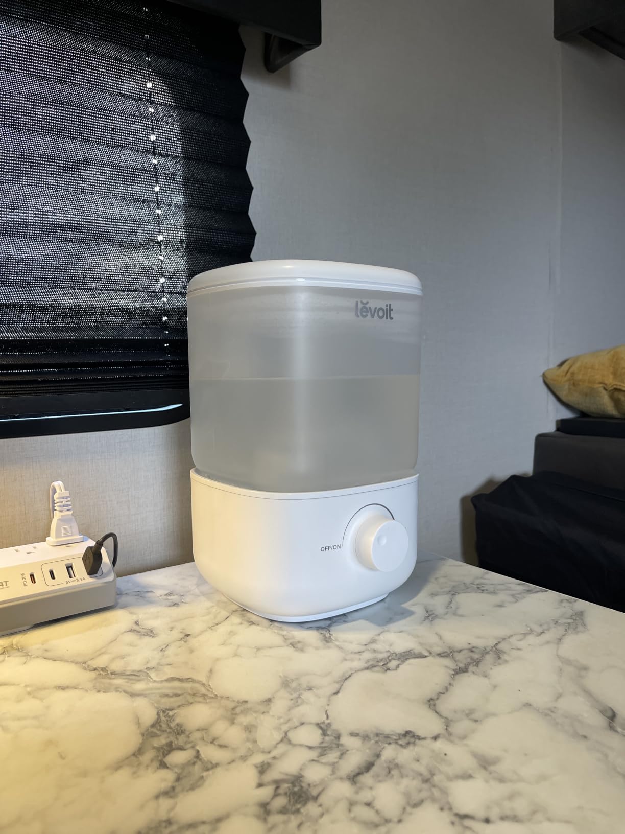 Levoit Humidifiers for Bedroom, Quiet, 3L Cool Mist, Essential Oil Diffuser | Top Fill/25Watt - Home/Large Room - 360° Nozzle - Rapid Ultrasonic Humidification for Baby Nursery/Plant customer photo 1