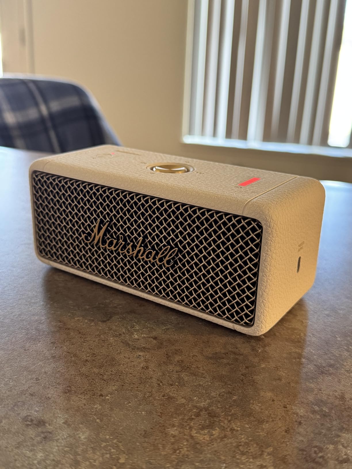 Marshall Emberton II Portable Bluetooth Speaker, Black & Brass customer photo 2
