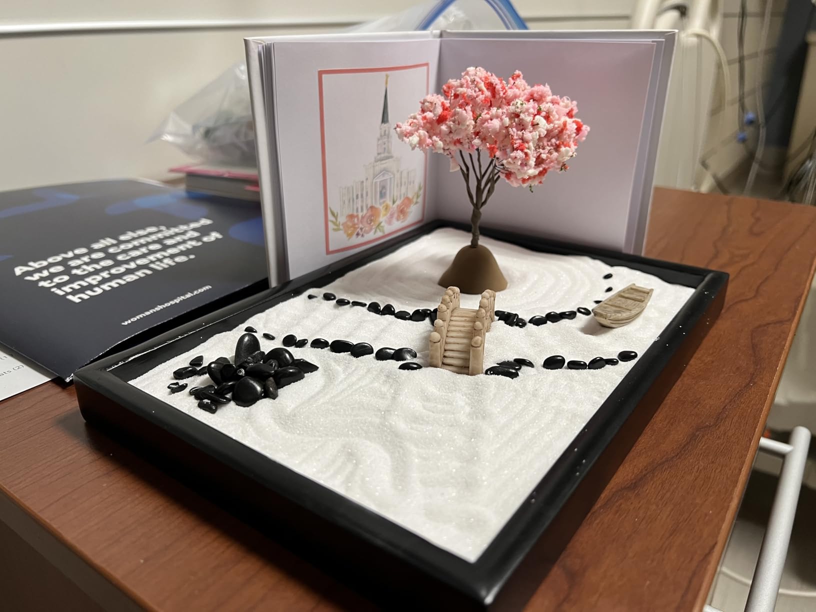 Mini Zen Garden, White Sand, 10