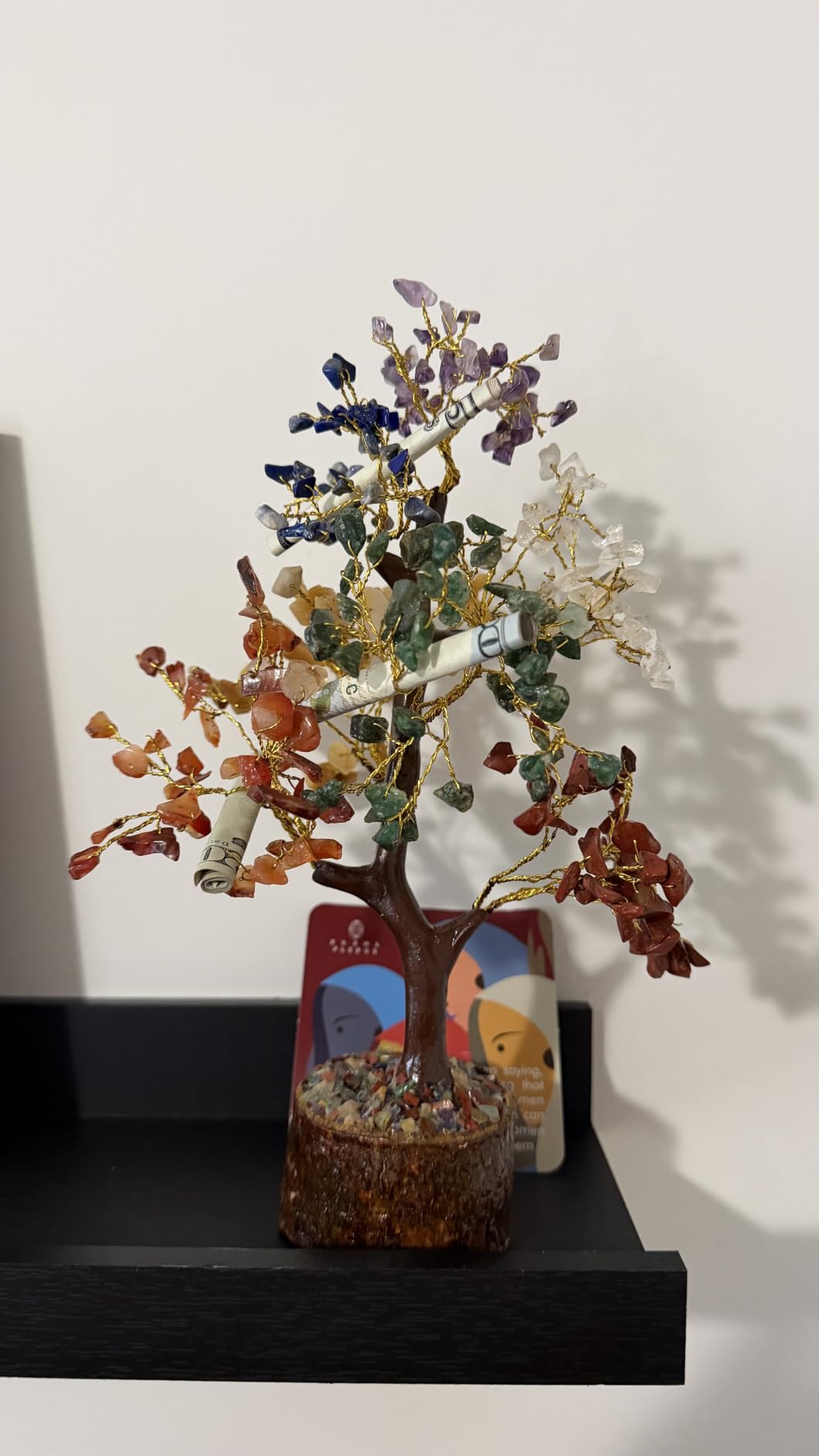 Chakra Tree of Life Birthday Gifts for Women, Handmade Healing Crystal Tree, Boho Home and Office Desk Decor customer photo 2
