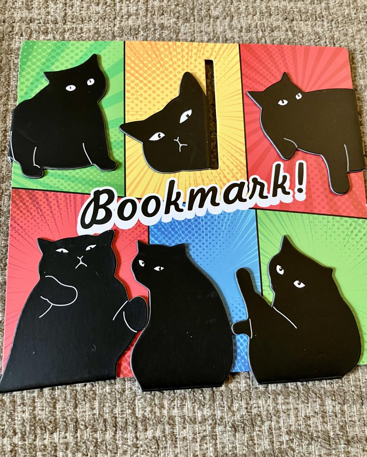 yasest Magnetic Bookmarks - 6 Pieces Assorted Cute Book Markers Clip Set for Women Teachers Students Book Lovers Reading, for School Office Home Supplies, Kawaii Cat Magnet Page Markers customer photo 1
