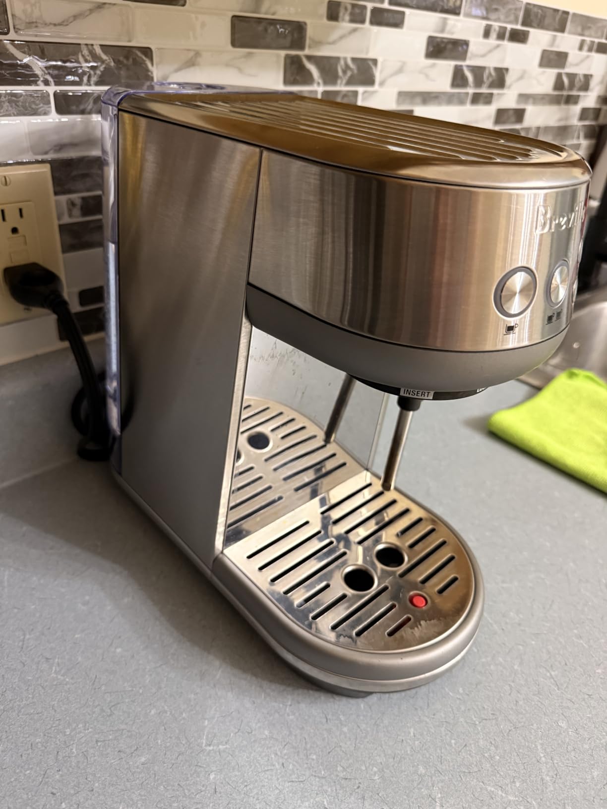 Breville BES450BSS Bambino Espresso Machine, Brushed Stainless Steel, Beginner-Friendly customer photo 2