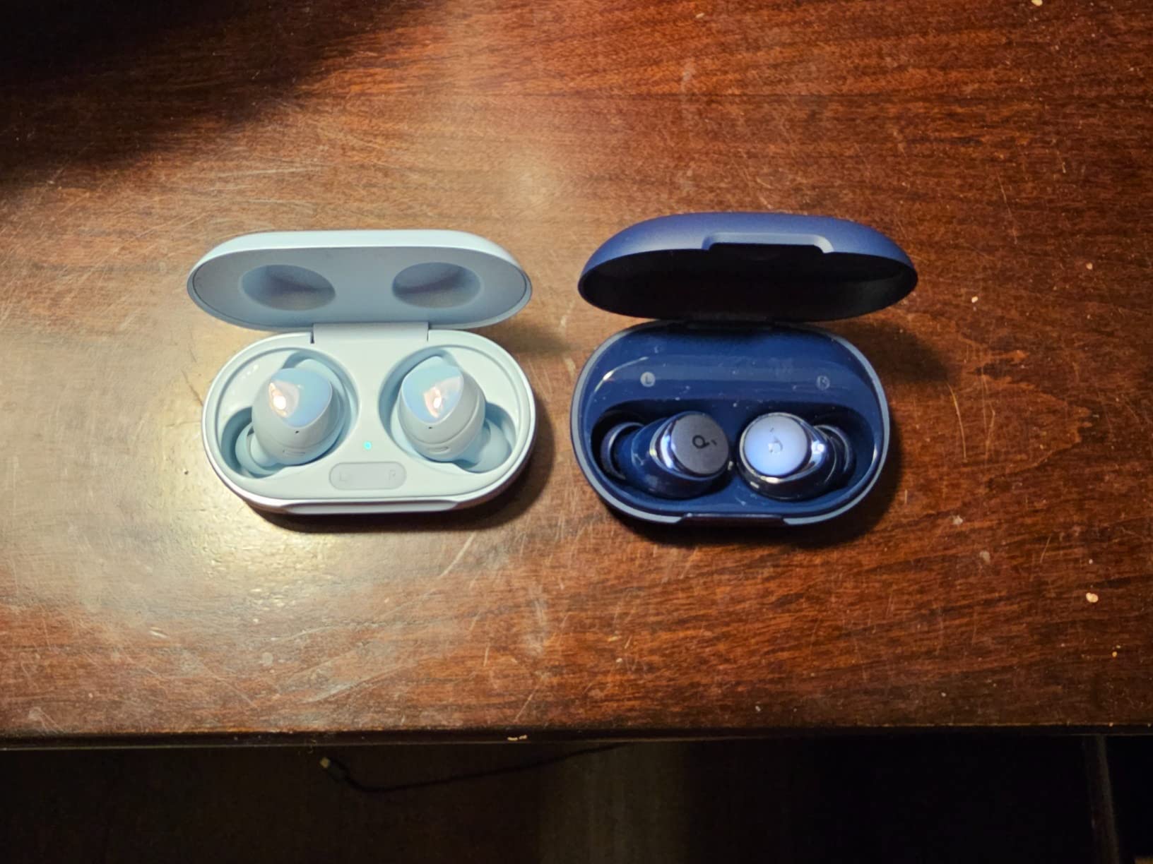 Soundcore by Anker Space A40 Auto-Adjustable Active Noise Cancelling Wireless Earbuds, Reduce Noise by Up to 98%, 50H Playtime, Hi-Res Sound, Comfortable Fit, App Customization, Wireless Charge (Blue) customer photo 1