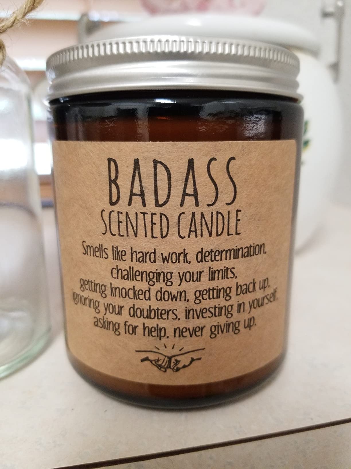 LEADO Scented Candle, Congratulations Gifts, Inspirational Candles for Women, Men, Friend - New Job, Promotion, Sobriety Gifts - Funny Graduation, Proud of You, Sober, You Did It, Motivational Ideas customer photo 2