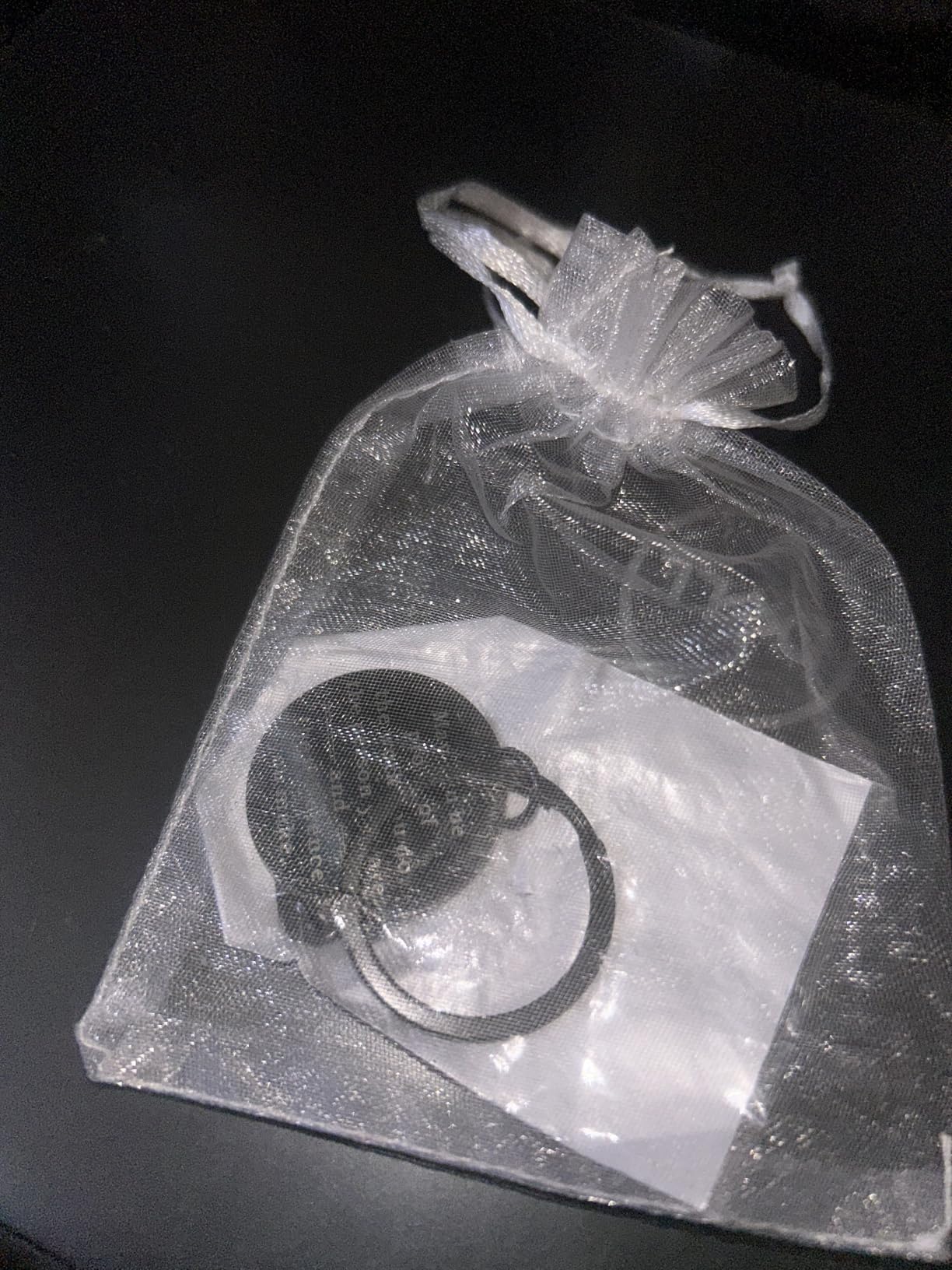 36 Pcs Employee Appreciation Gifts Bulk for Coworkers Keychains Organza Bags with Cards for Staff Graduation Favors (Silver) customer photo 1