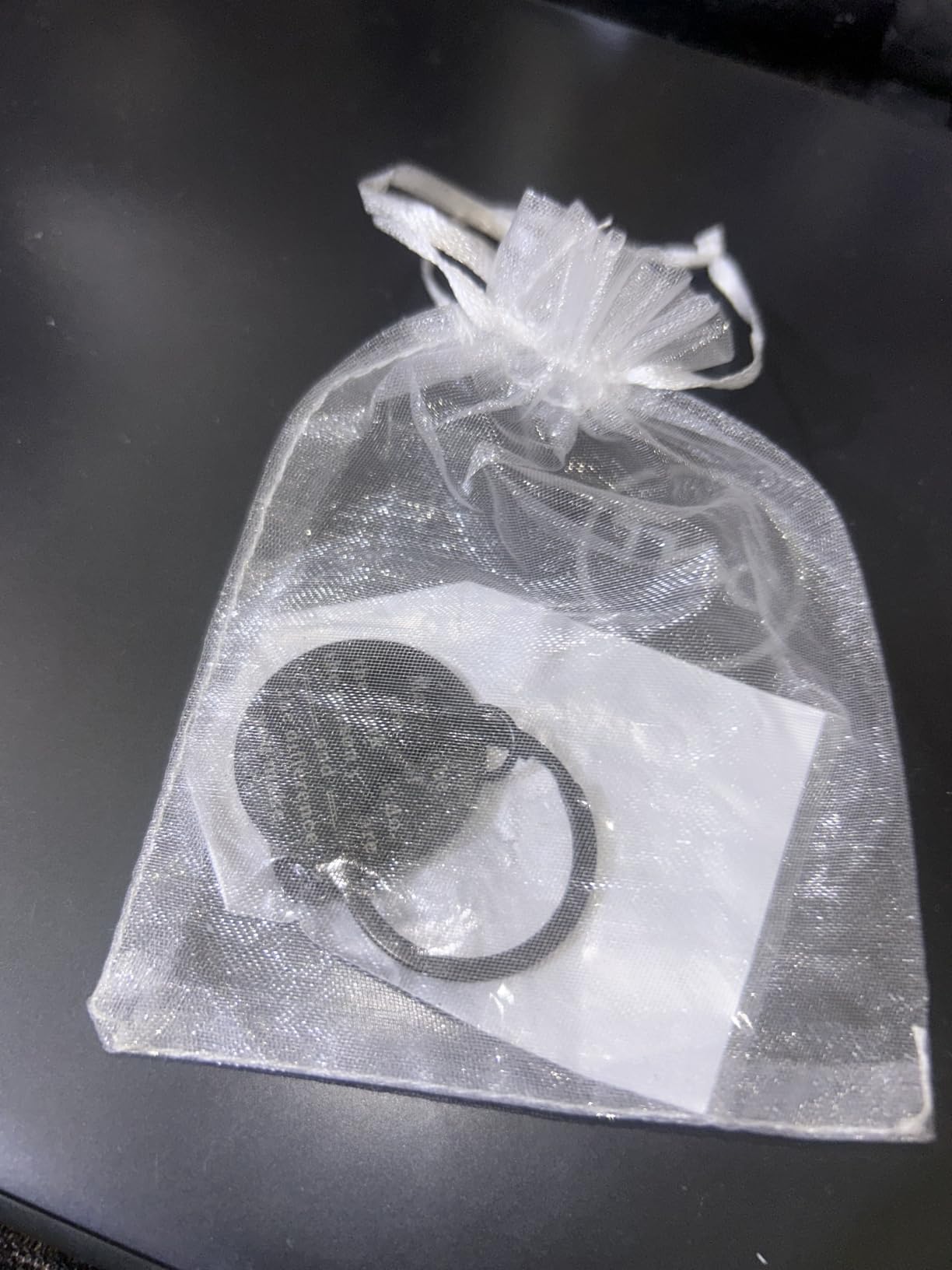 36 Pcs Employee Appreciation Gifts Bulk for Coworkers Keychains Organza Bags with Cards for Staff Graduation Favors (Silver) customer photo 2