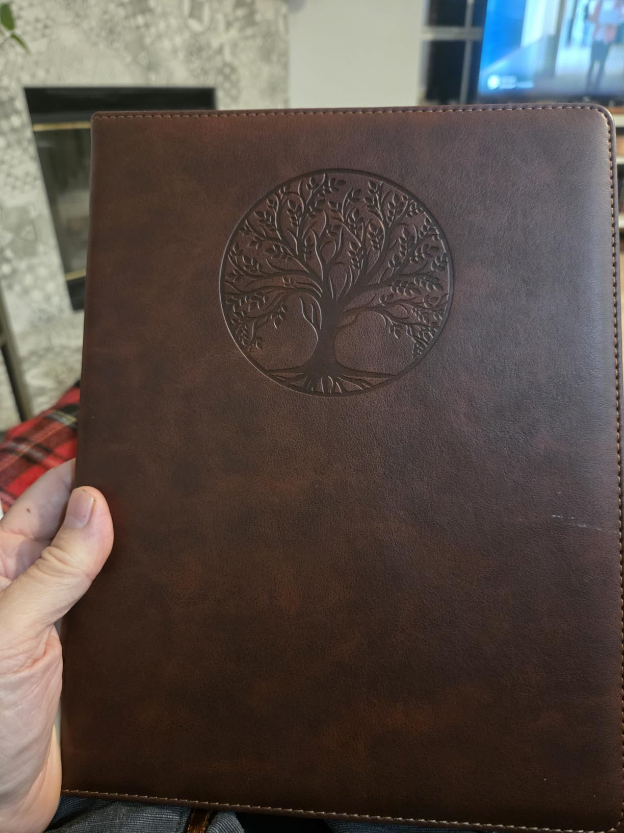 Biuwory Leather Journal Notebook, 256 Thick Lined Pages, Hardcover 5.7