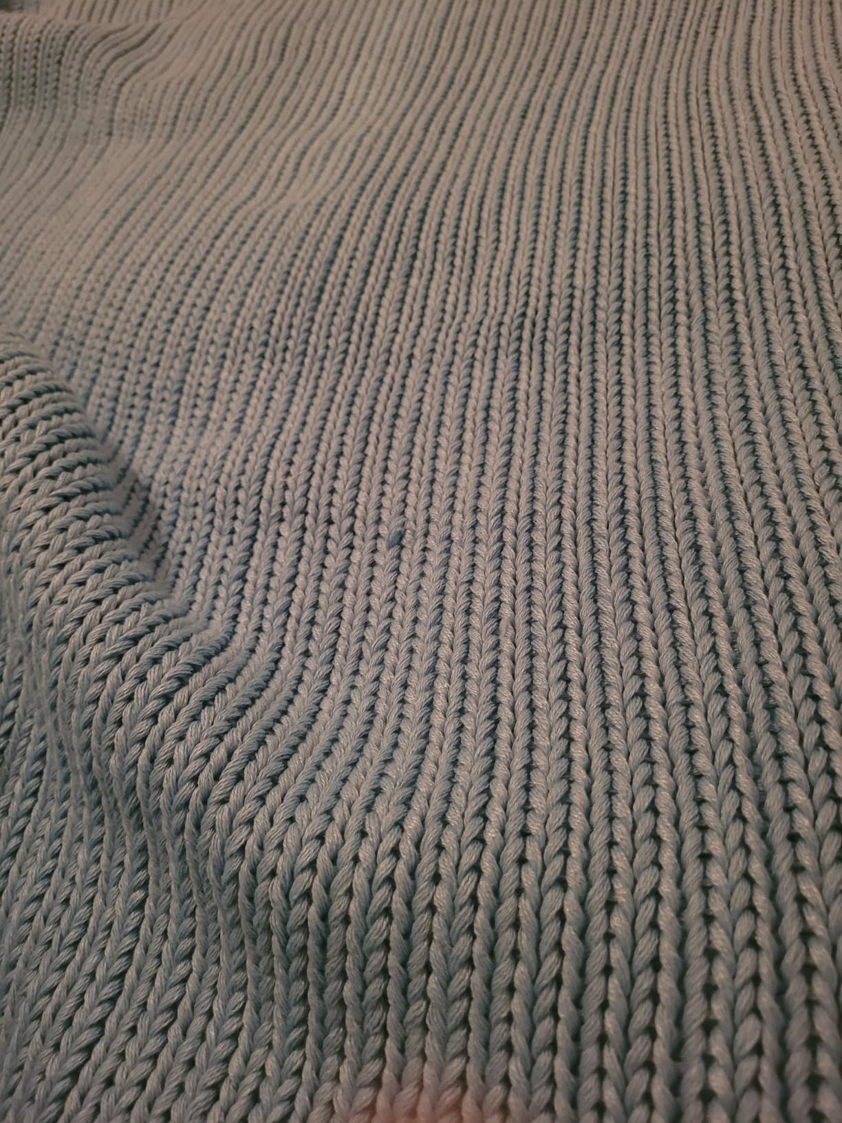 Guohaoi Knitted Weighted Blanket for Adults (Light Grey 60
