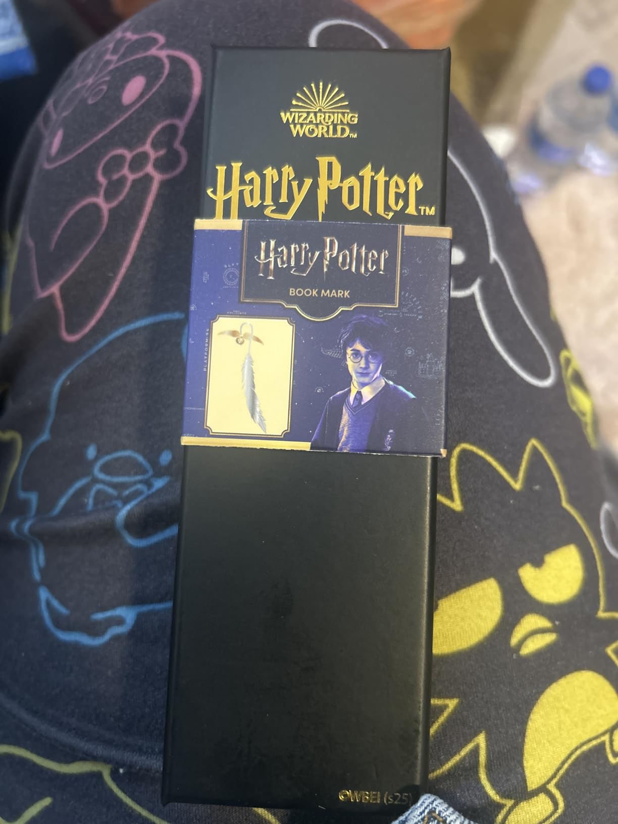 Harry Potter Metal Bookmark with Hanging Charm Golden Snitch Hogwarts Reading Gifts Book Lovers Gift Box (Golden Snitch) customer photo 2