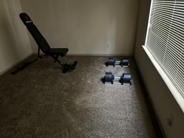 NUOBELL Adjustable Dumbbells 5-80 lbs: Replace 16 Sets, Ideal for Home Gym Weight Bench & Press customer photo 2