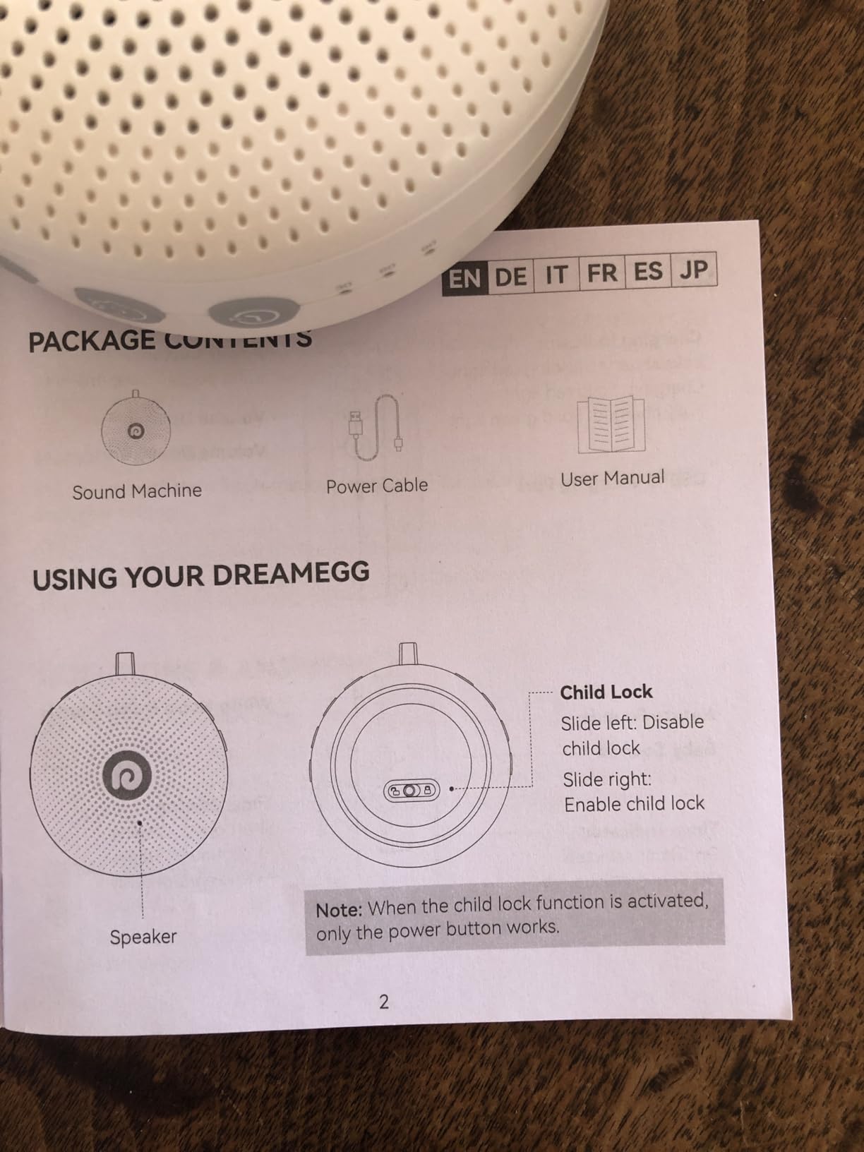 Portable Noise Machine for Baby Adult, Features Powerful Battery, 21 Soothing Sound, Noise Canceling for Office & Sleeping, Classic White customer photo 1