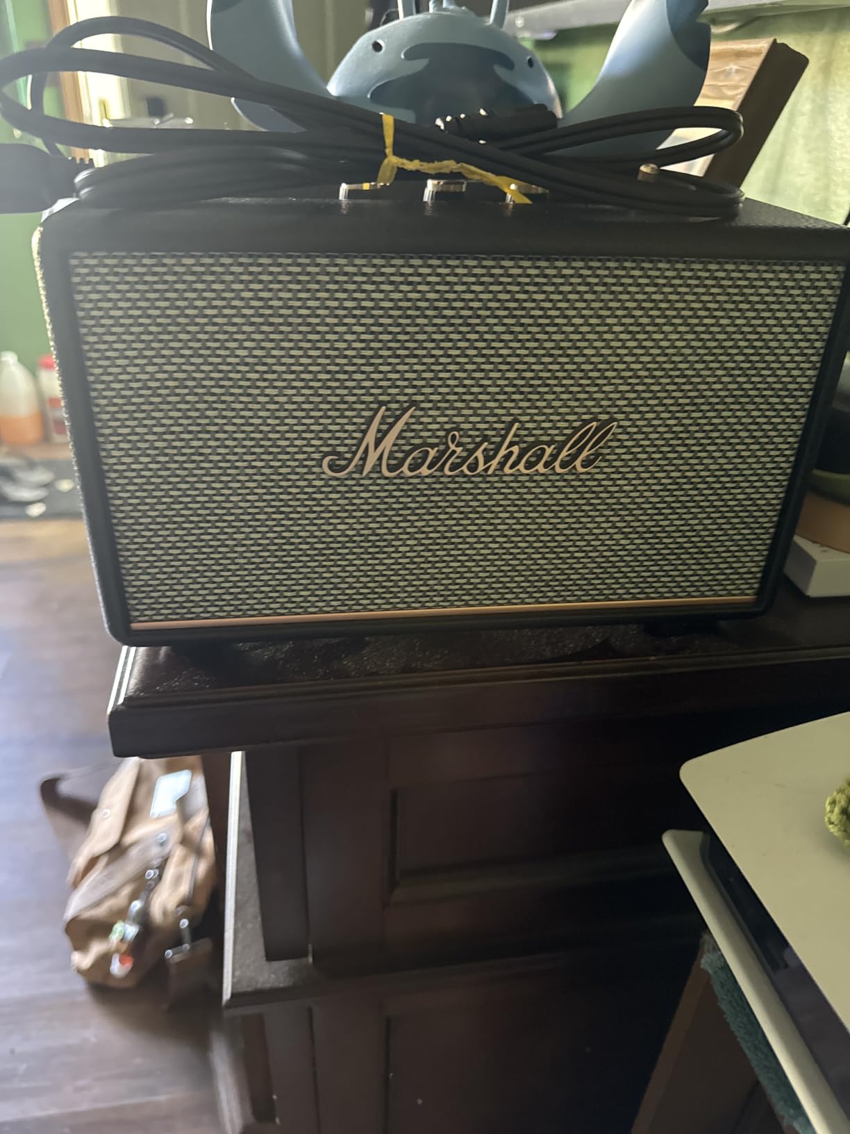 Marshall Acton III Bluetooth Home Speaker - Loud Stereo Sound with Bass and Treble Controls | Plug-in Powered | 3.5mm Aux Input - Black customer photo 1