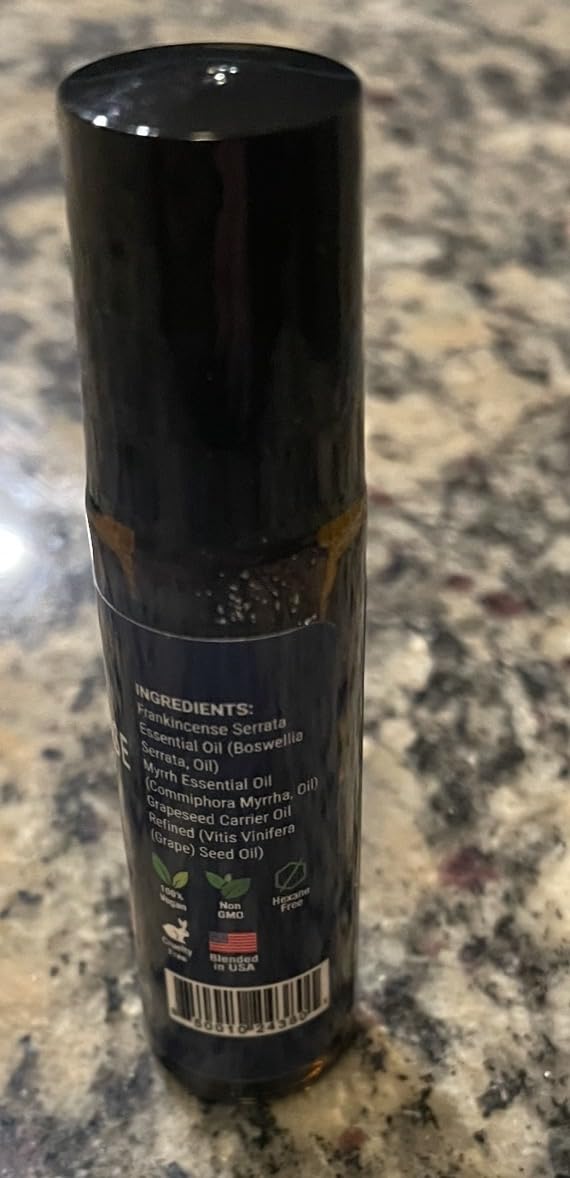 Stress Relief Essential Oil Roll-On 10 ml for Aromatherapy and Relaxation | Pre-Diluted Blend of Calming Essential Oils with Lavender, Geranium & Frankincense Oils - Nexon Botanics customer photo 2