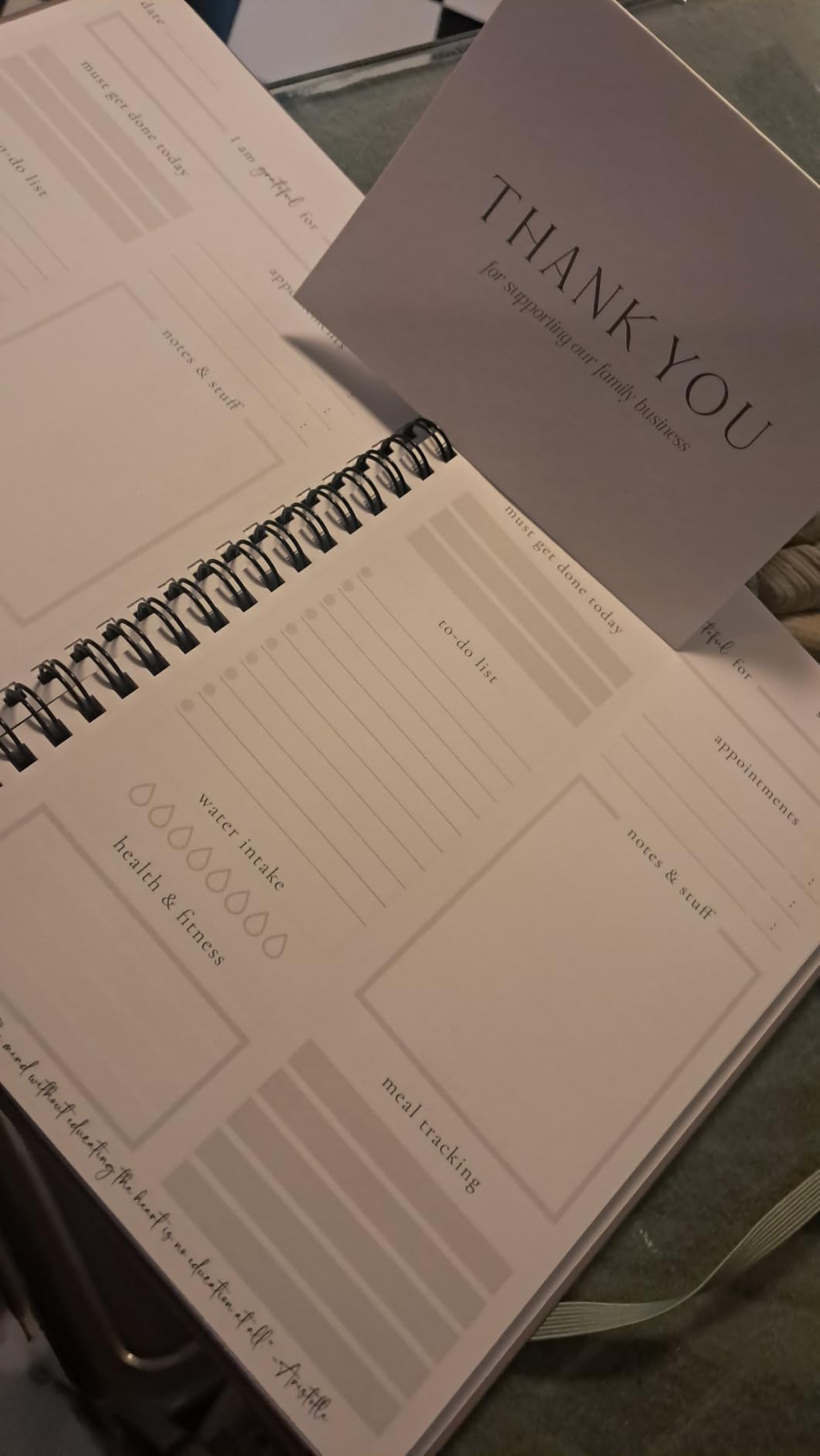 Beautiful To Do List Notebook - Aesthetic Daily Planner to Easily Organize Your Tasks And Boost Productivity - Stylish Undated ADHD Planner Gift and The Perfect School or Office Supplies For Women customer photo 1