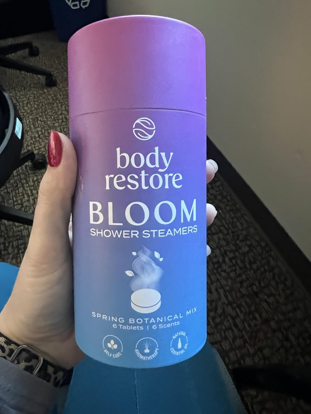 BodyRestore Shower Steamers Aromatherapy, Gifts for Women, Bloom 6 Pack | Stocking Stuffers & Birthday Gifts for Women & Men, Spa Stress Relief & Relaxation, 6 Scent Essential Oil Tablets customer photo 1