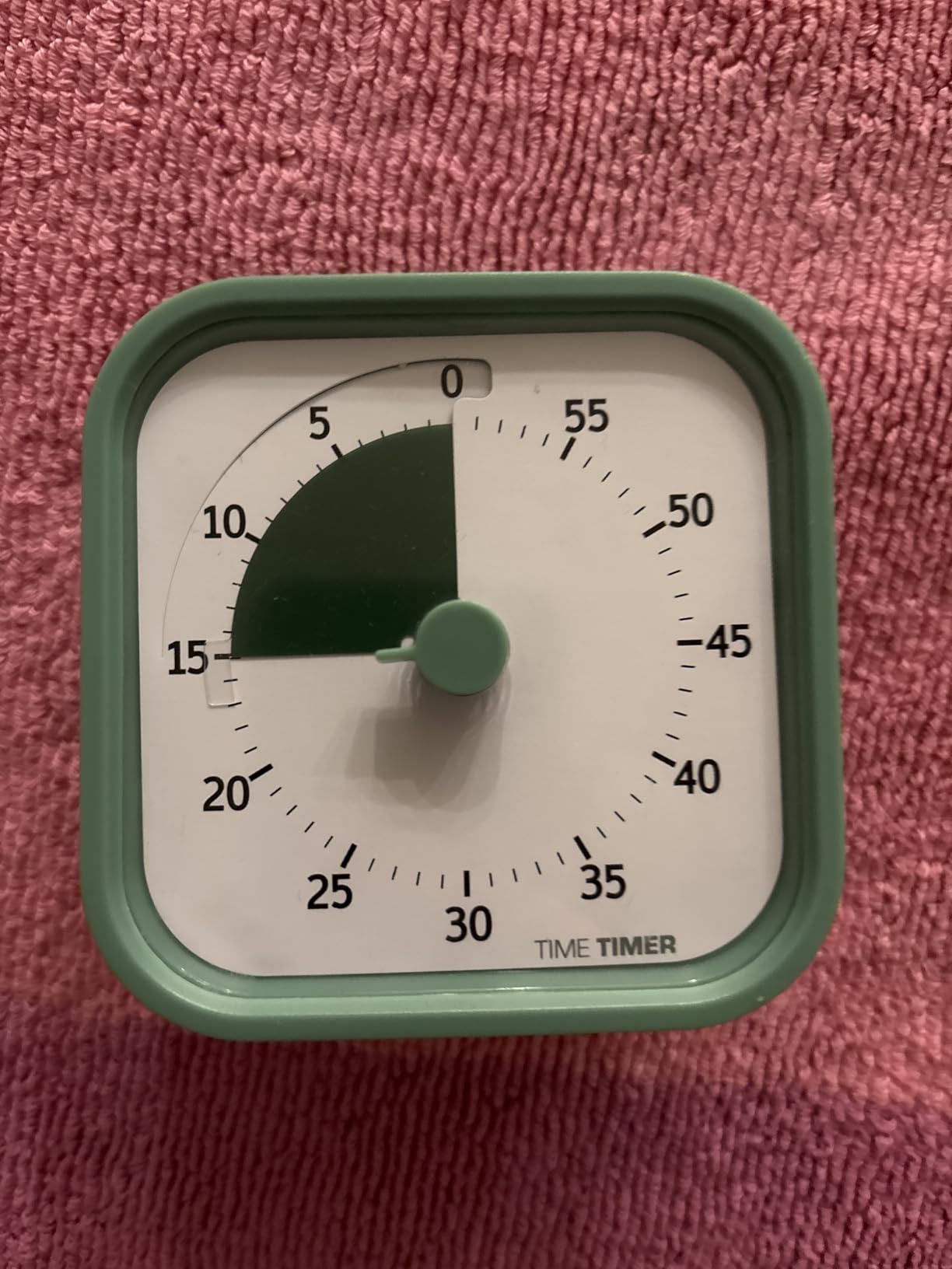 TIME TIMER Home MOD - 60-Minute Visual Timer Home Edition, Silent Operation Study Tool for Kids Desk, Homeschool Supplies, Office & Meetings (Fern Green) customer photo 2