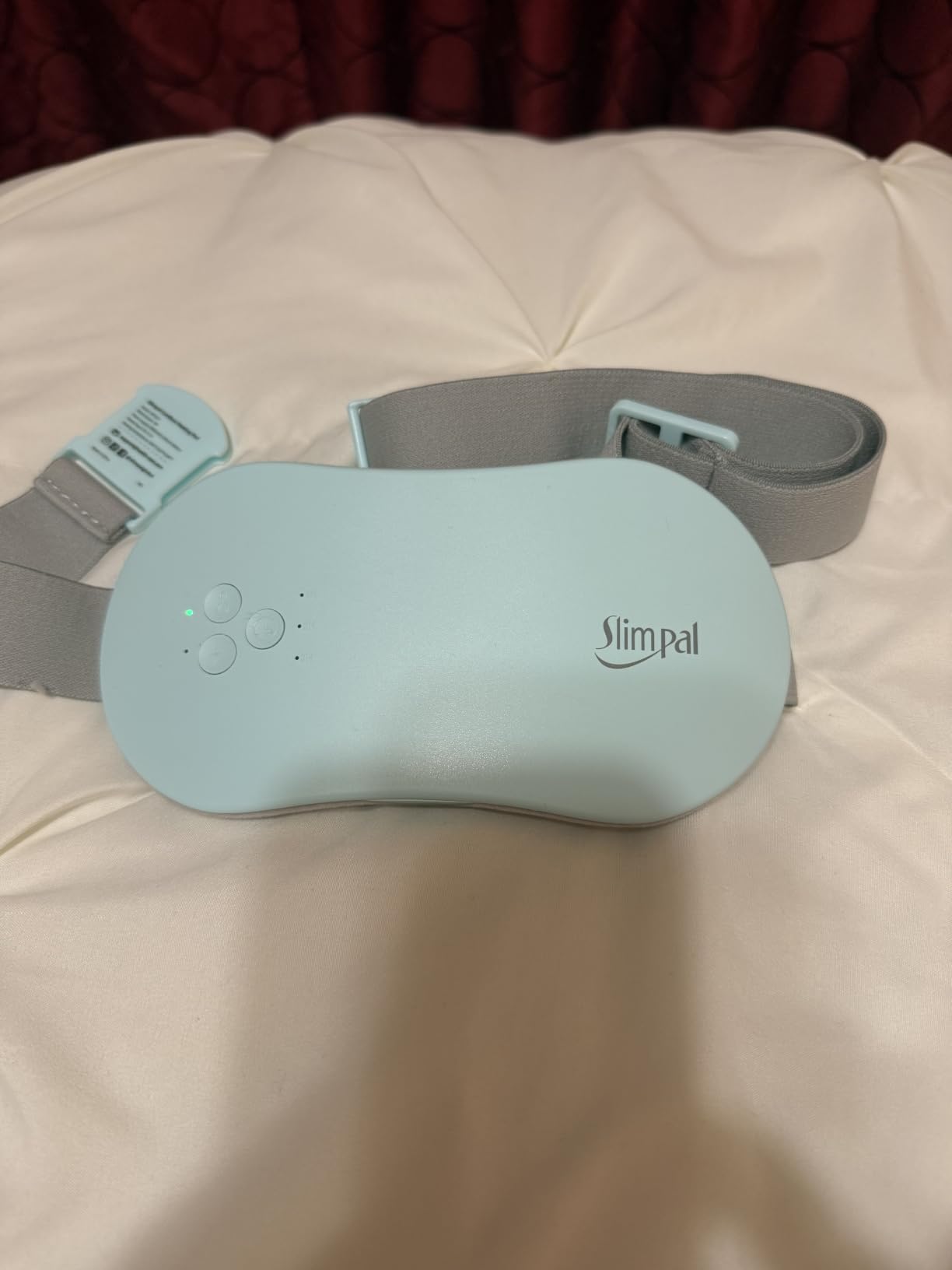 Slimpal Portable Heating Pad for Period Cramps, Electric Cordless Wearable Heat Pad for Menstrual Cramps Relief, 3 Timer Auto Off Setting, Stocking Stuffers Gifts Her Women Girl, Light Grey customer photo 1