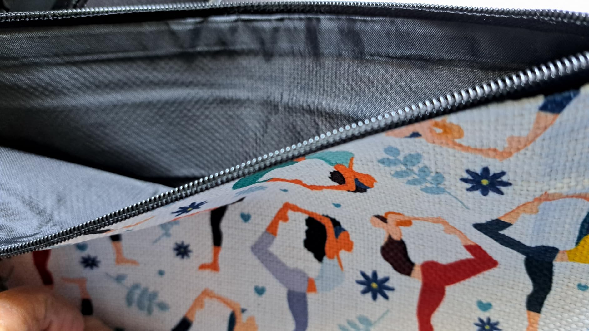 Lovdazzles Yoga Instructor Makeup Bag Cosmetic Bag | Teacher Accessories Organizer, Pilates Instructor Gift, Pilates Teacher Gifts, Gifts Yoga Lovers customer photo 1
