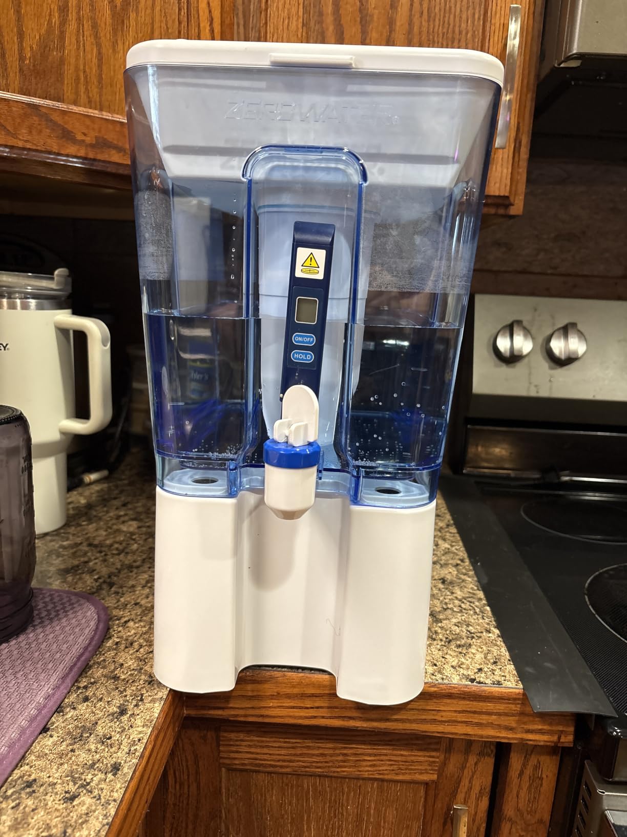 ZeroWater 22-Cup 5-Stage Water Filter Dispenser with Instant Read Out - 0 TDS for Improved Tap Water Taste - IAPMO Certified to Reduce Lead, Chromium, and PFOA/PFOS customer photo 1