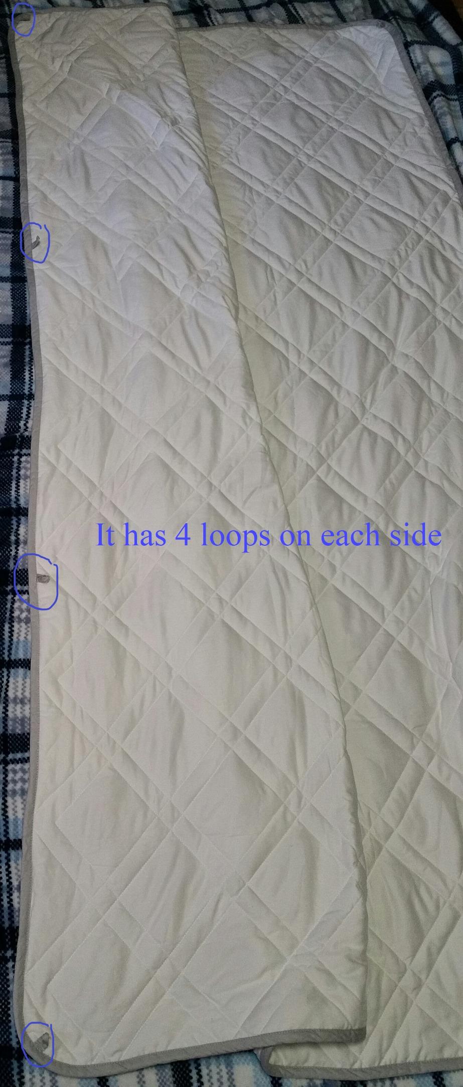 Weighted Blanket for Kids and Adults, 7 lbs, Small Weighted Blanket for Travel/Home, Soft Bamboo Viscose, 40x60 inches, Machine Washable, White customer photo 2