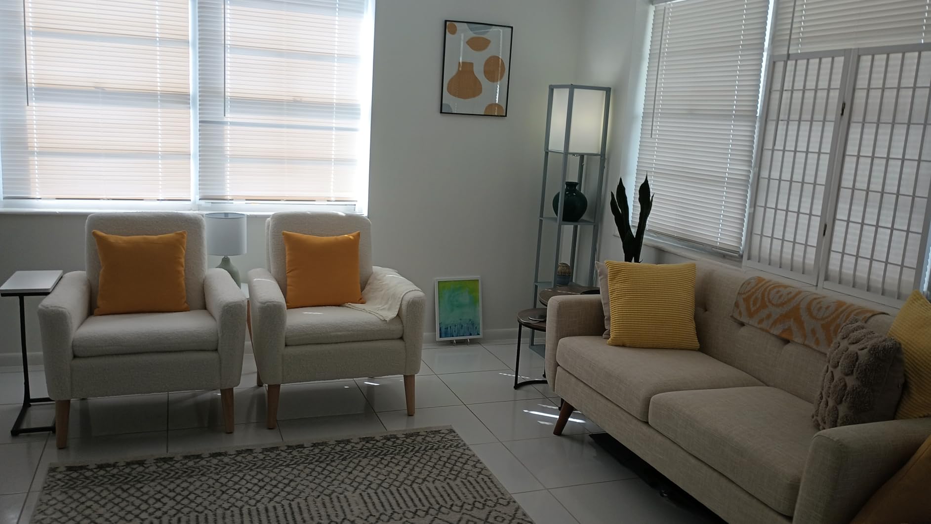 Sherpa Accent Chair, Modern White Teddy Fabric Upholstered Comfortable Armchair, Comfy Reading Leisure Chairs for Bedroom, Living Room, Home Office, Small Sofa Chair with Wood Legs customer photo 2