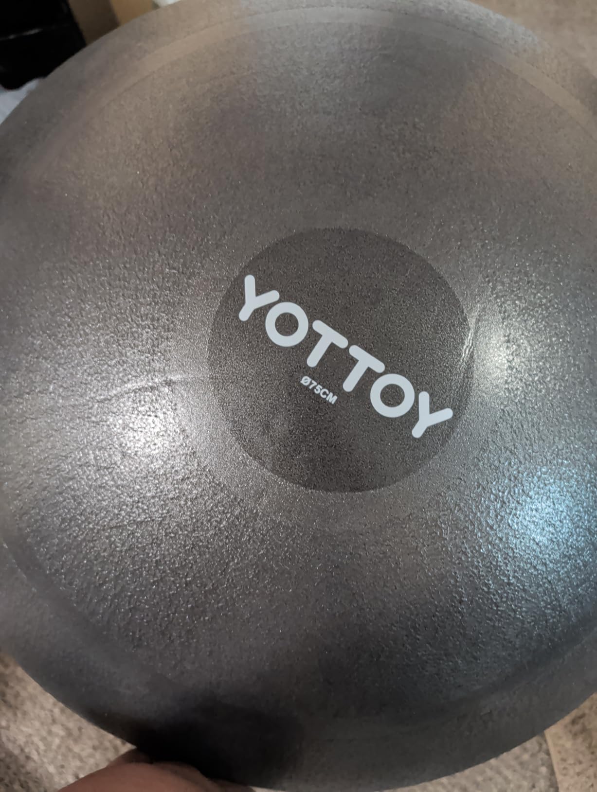 YOTTOY Anti-Burst Exercise Ball for Working Out, Yoga & Pregnancy, Extra Thick Workout Ball for Physical Therapy & Fitness customer photo 1