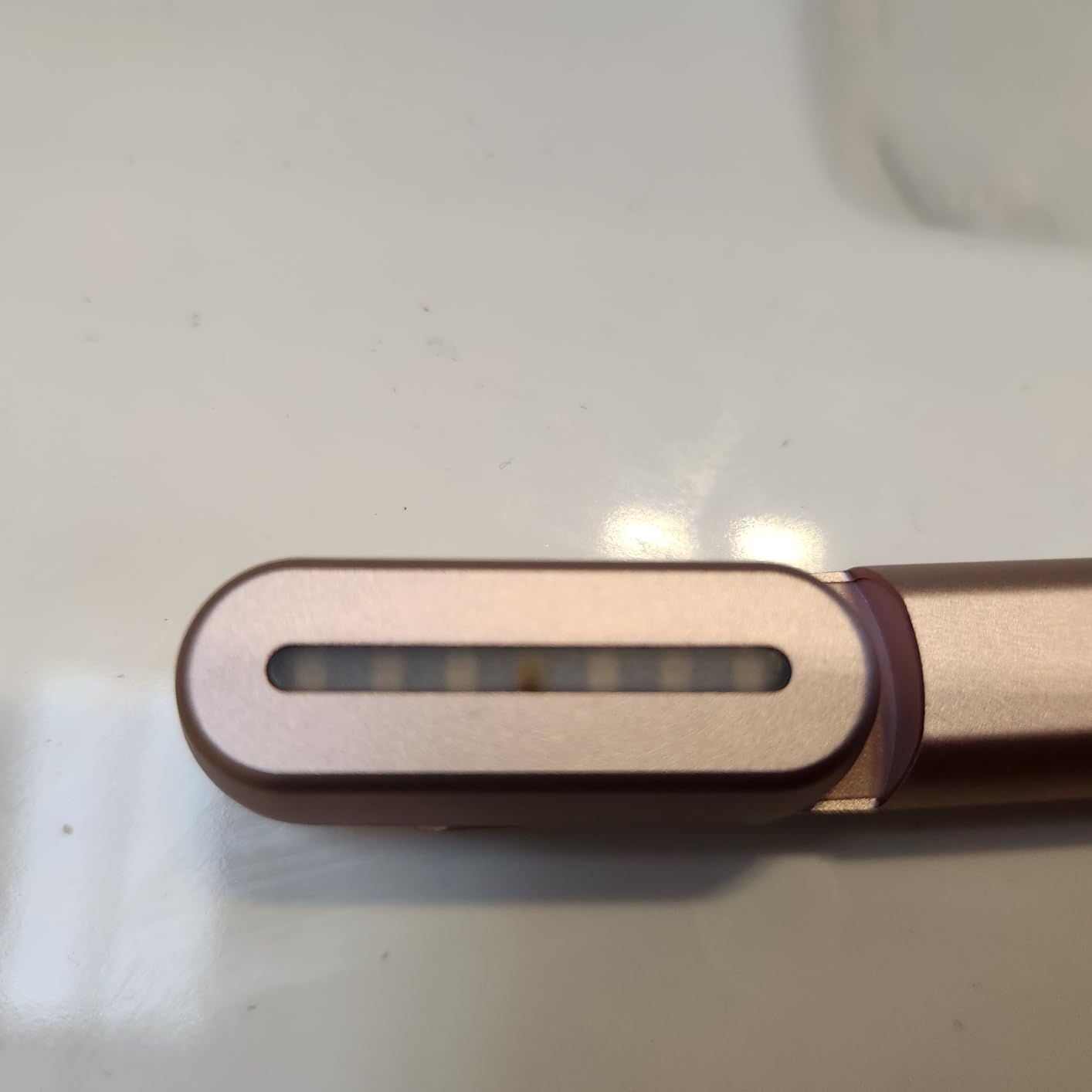 Solawave 4-in-1 Red Light Therapy Wand for Face & Neck (Rose Gold) | FDA-cleared for face wrinkles. Red Light Therapy, Galvanic Current, Warmth & Massage work together for firmer, glowing skin. customer photo 1