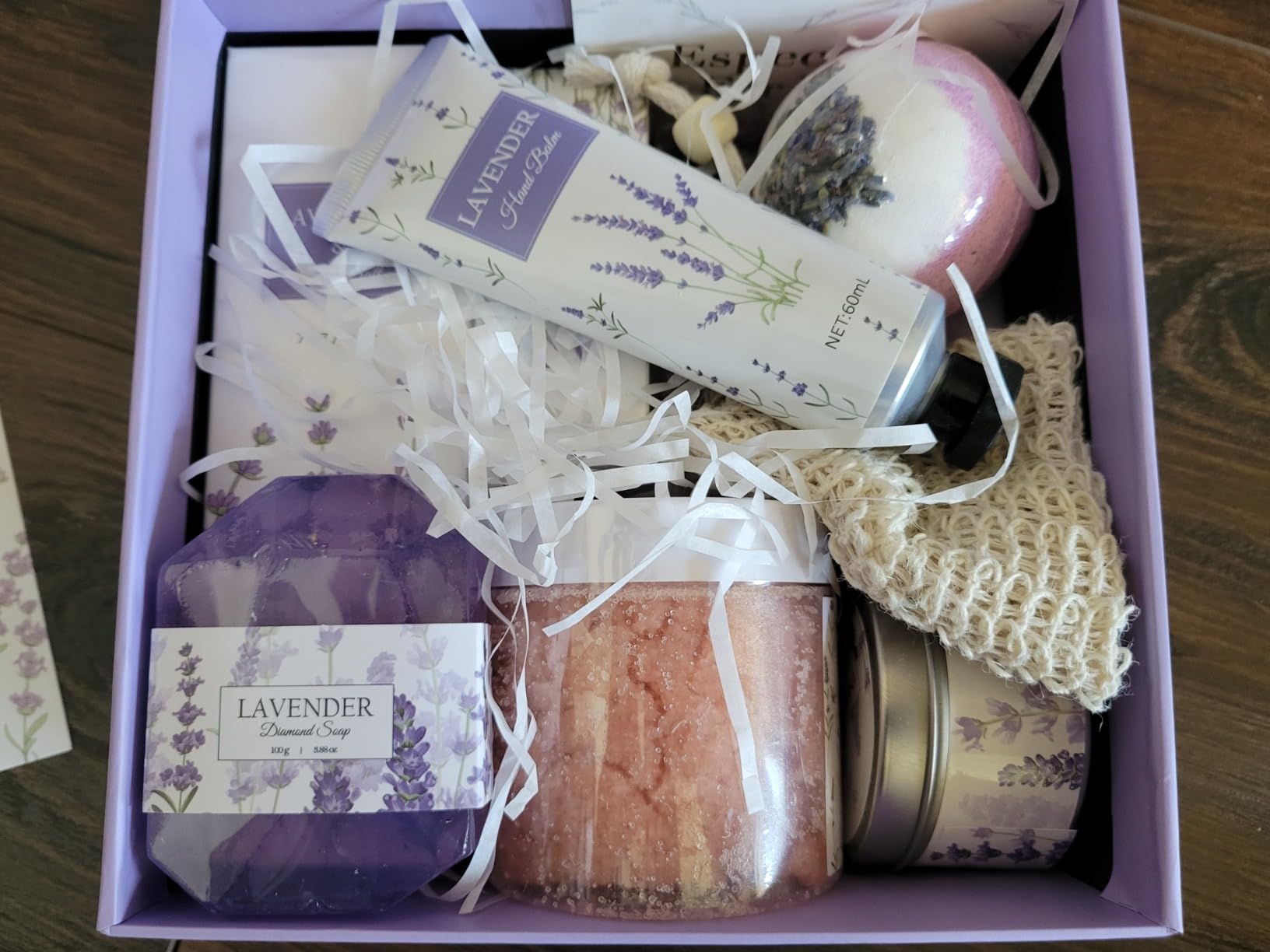 Lavender Spa Gifts Set, 11 Pcs Bath Gift Set for Women, Relaxing Spa Gifts, Home Spa Bath Set Self Care Package, Birthday Gifts for Womens Her Mom Friends Wife Girlfriend Wife customer photo 1