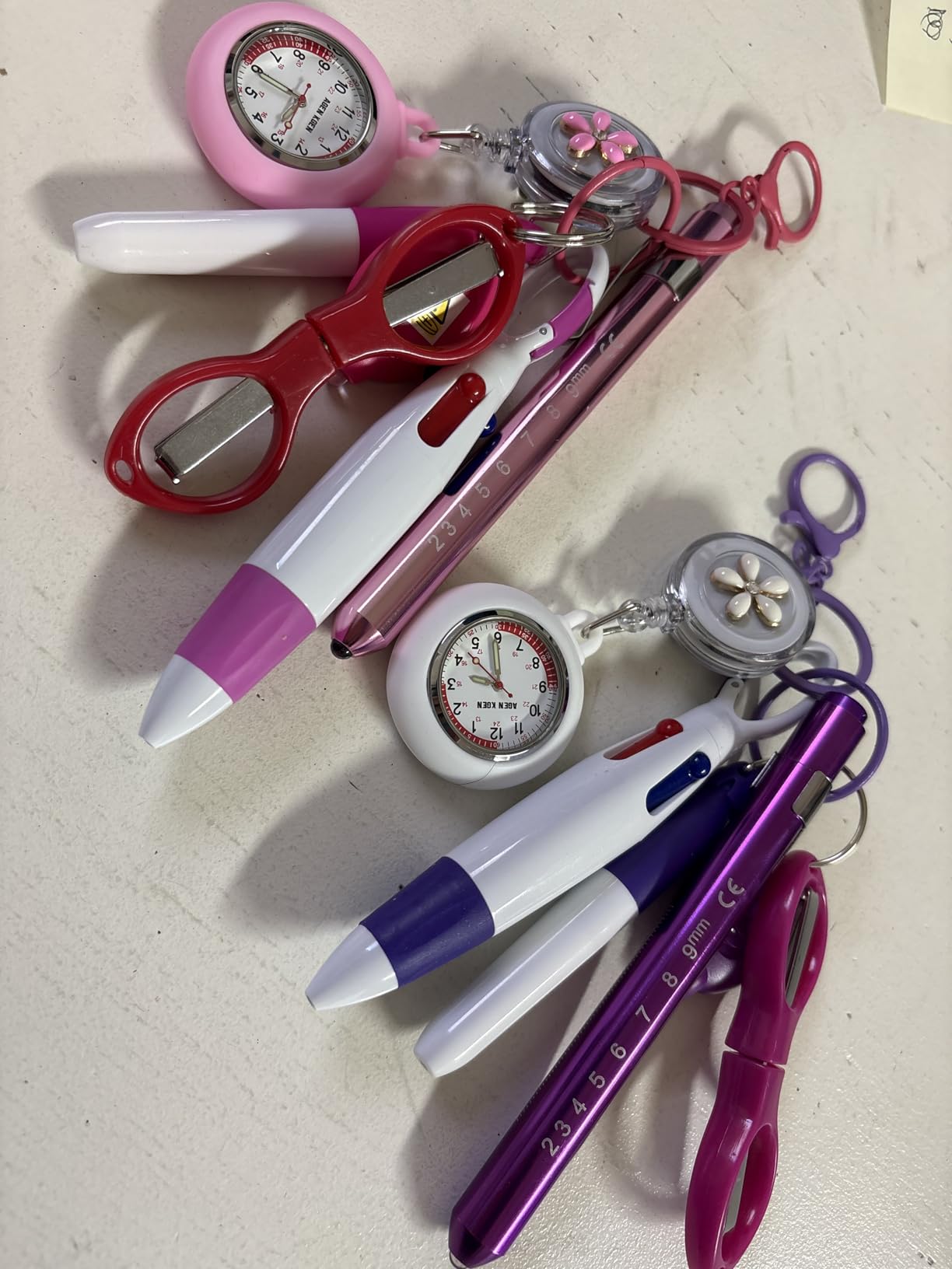 3X Retractable Nurse Watch for Nurses Doctors, Clip-on Hanging Lapel Fob Watch Silicone Cover customer photo 1