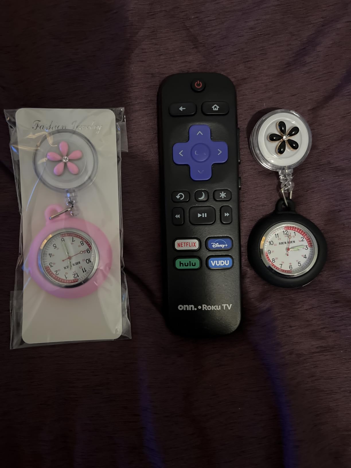 3X Retractable Nurse Watch for Nurses Doctors, Clip-on Hanging Lapel Fob Watch Silicone Cover customer photo 2