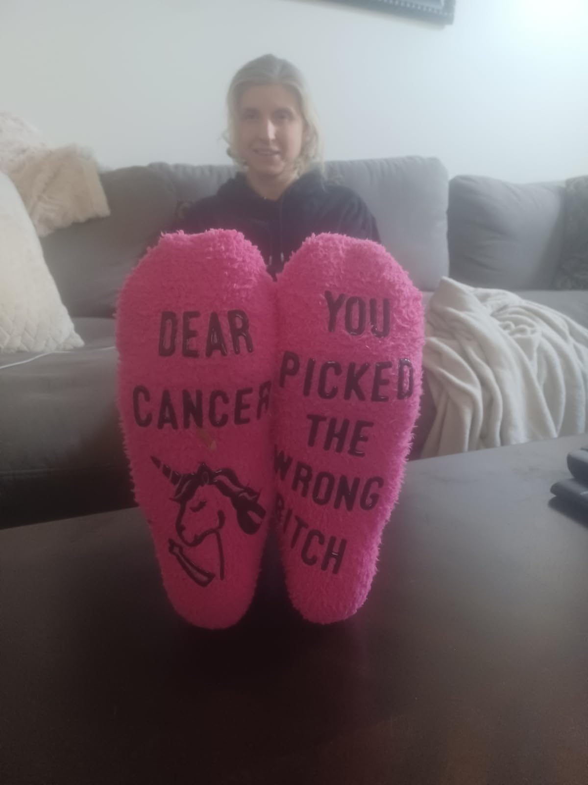 HAPPYPOP Get Well Gifts for Women - Healing Socks, Feel Better Socks Inspirational Gifts customer photo 1