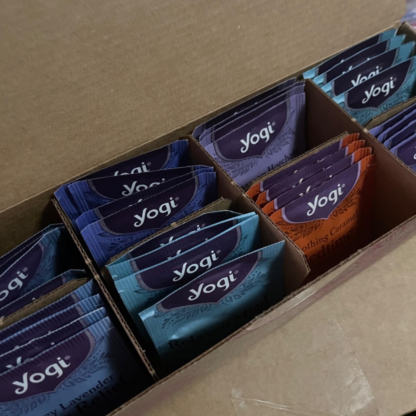 Yogi Relaxation Sampler Box, 32 Tea Bags customer photo 2