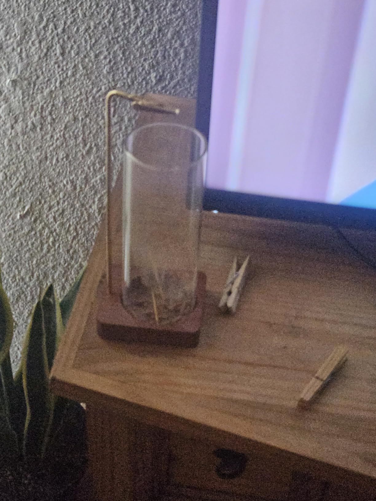 Durmmur Wooden Incense Holder for Sticks, Ash Catcher with Removable Glass | 1 Pack Upside Down Incense Burner Holder, Incense Stick Holder Perfect for Meditation Yoga Spa Relaxation Home Decor(Brown) customer photo 2
