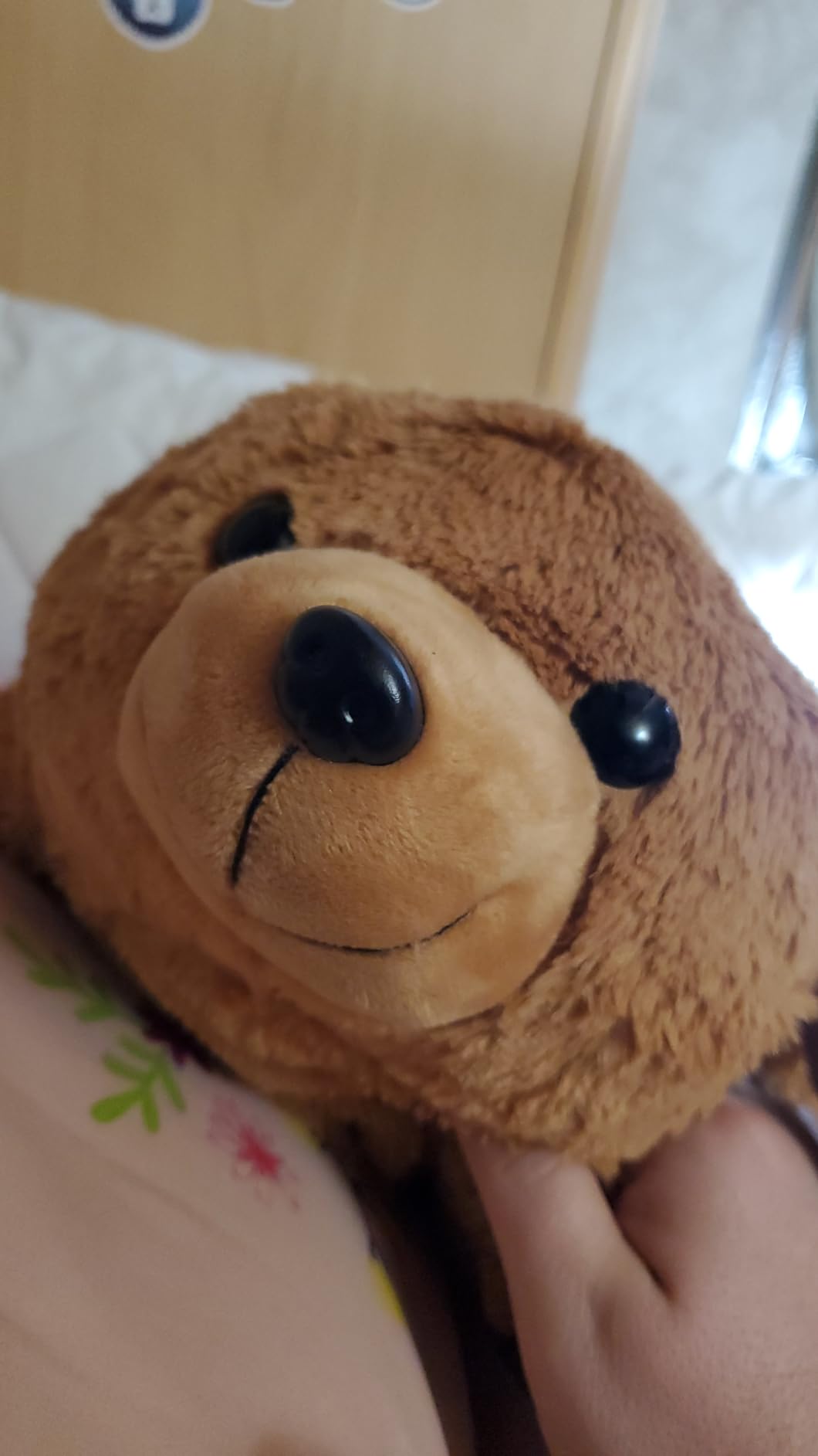 Weighted Stuffed Animals 5lb Lap Pad, Microwavable Sensory Blanket for Kids | weighted lap pad for kids, weighted lap blanket for kids & adults, kids weighted blanket, 21 x 21 in, machine washable cover customer photo 2