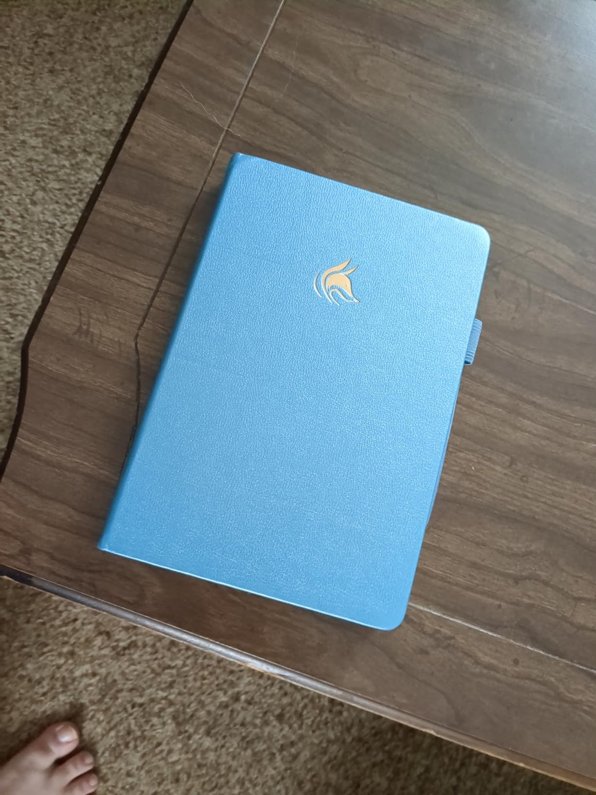 Clever Fox Couple's Journal to Fill Out Together Back & Forth, Periwinkle customer photo 2